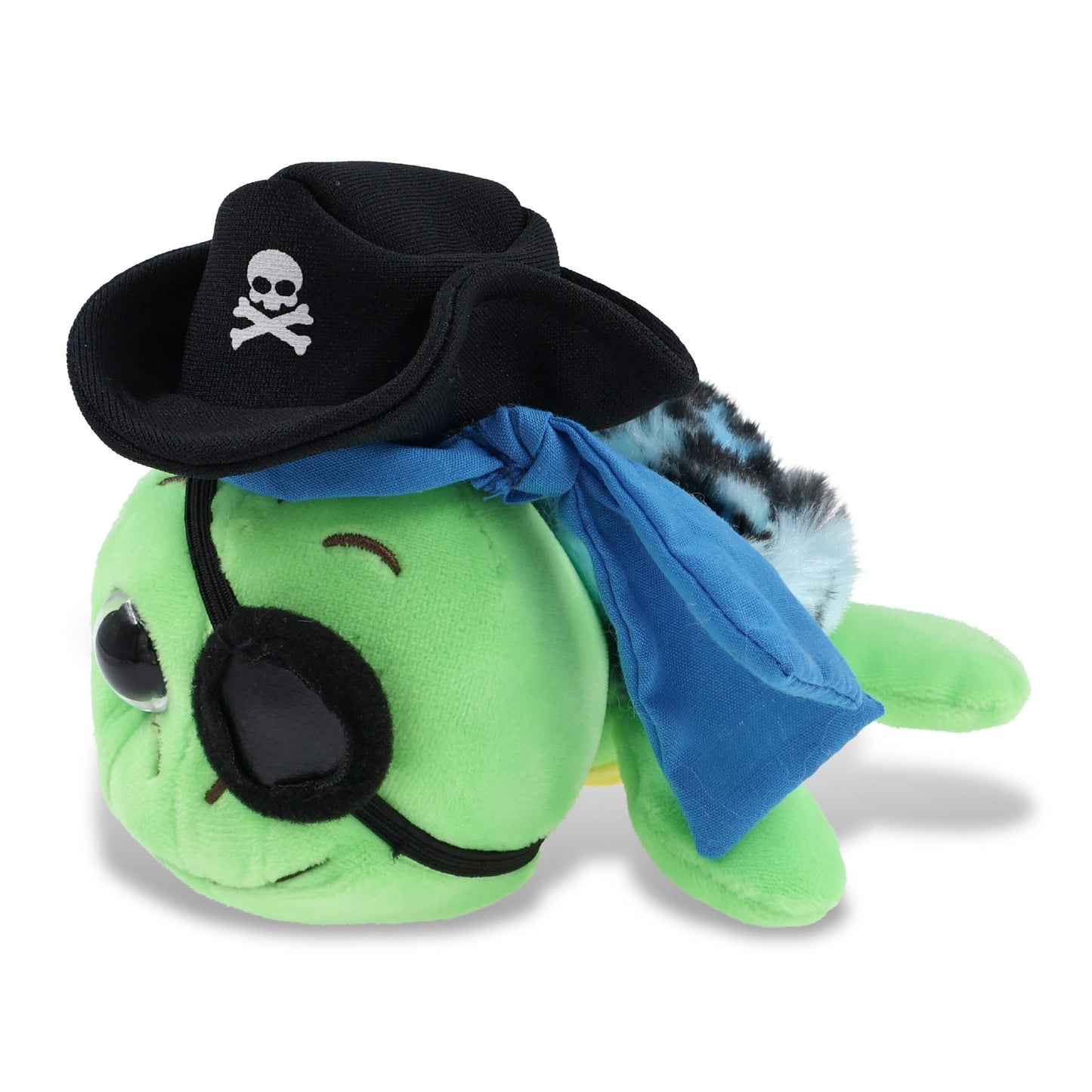 BIG EYE 6" PLUSH - BLUE SHELL SEA TURTLE PIRATE DRESS UP
