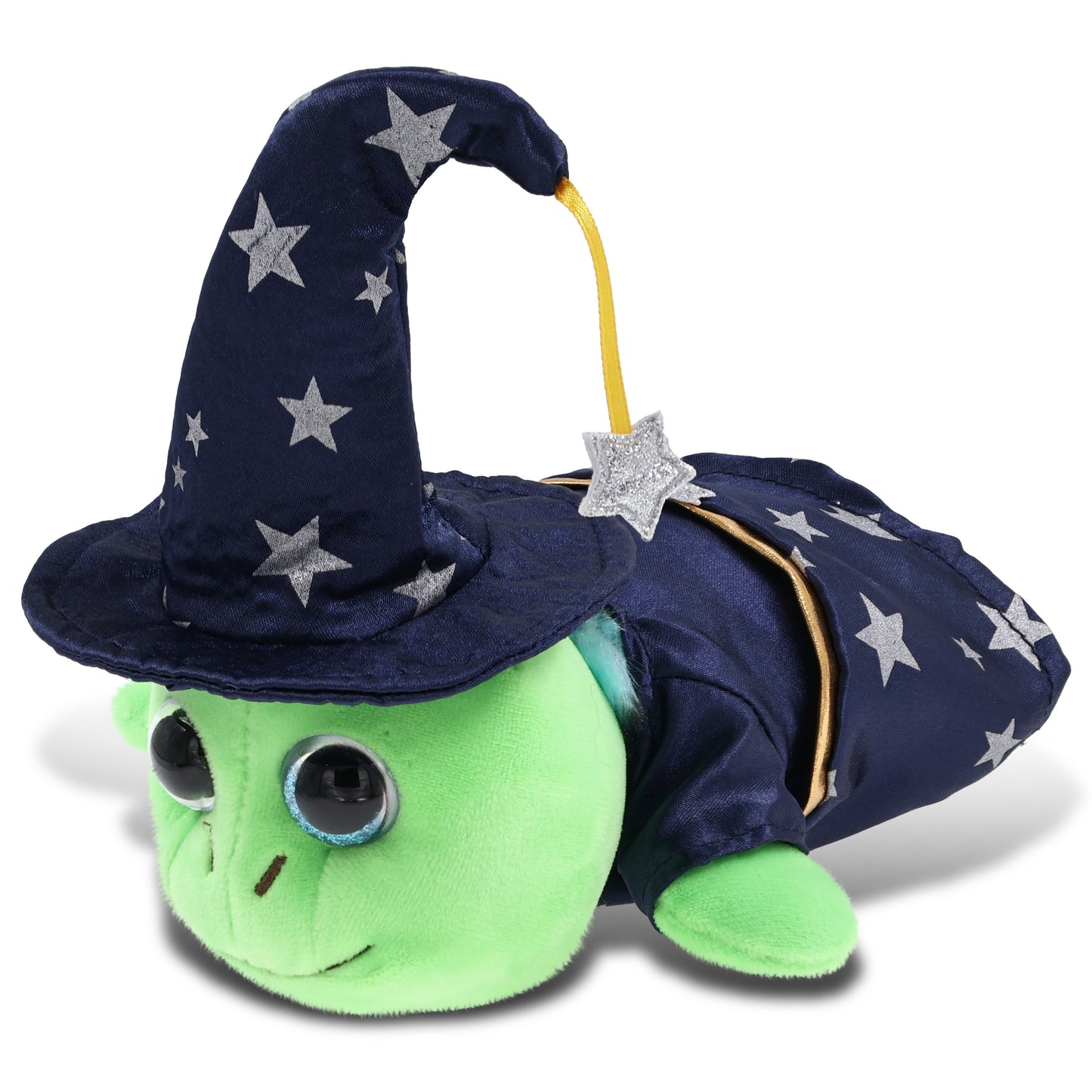 BIG EYE 6" PLUSH - BLUE SHELL SEA TURTLE WIZARD