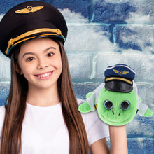 BIG EYE 6" PLUSH - BLUE SHELL SEA TURTLE PILOT DRESS UP