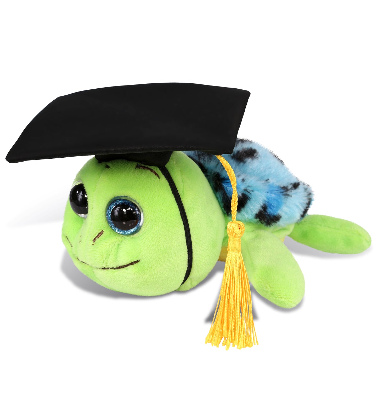 PLUSH GRADUATION - BIG EYE 6" PLUSH - BLUE SHELL SEA TURTLE