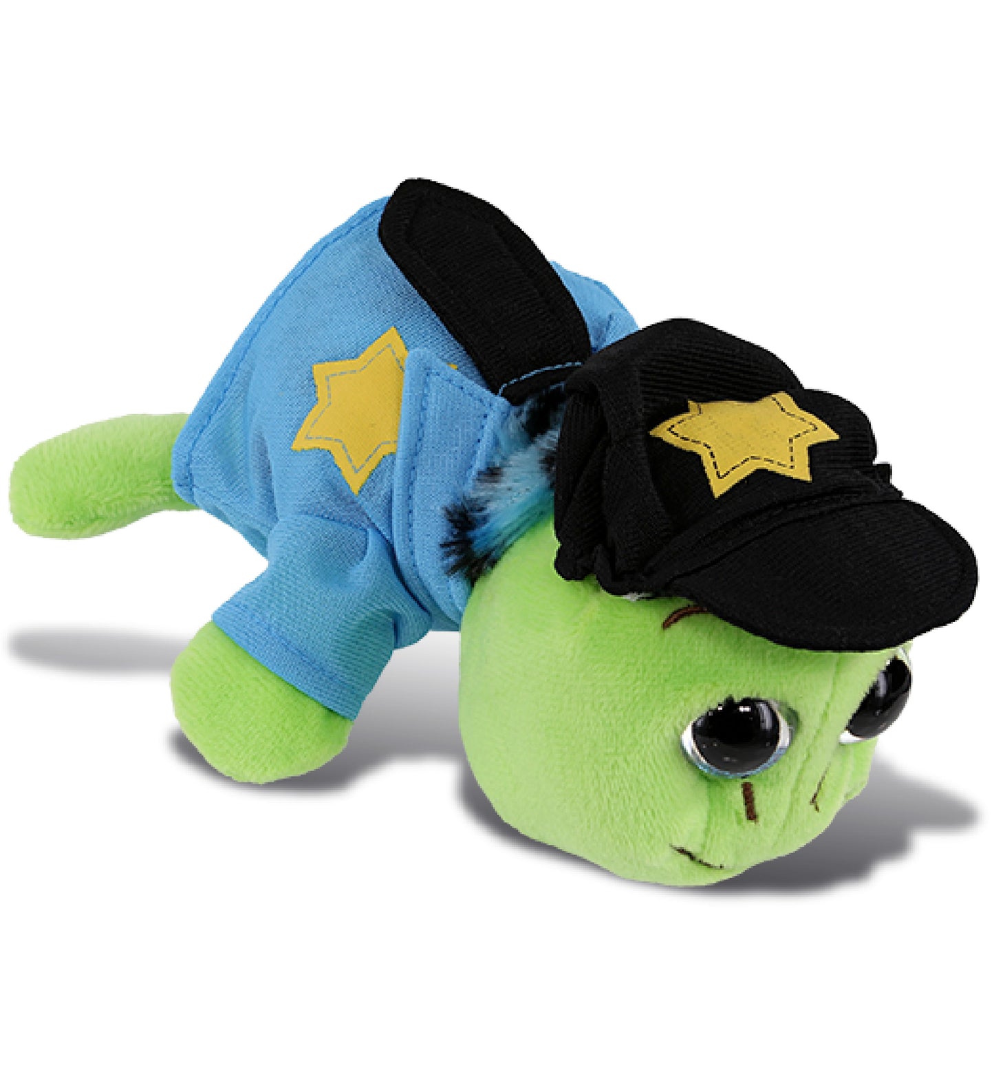 PLUSH POLICE - BIG EYE 6" PLUSH - BLUE SHELL SEA TURTLE