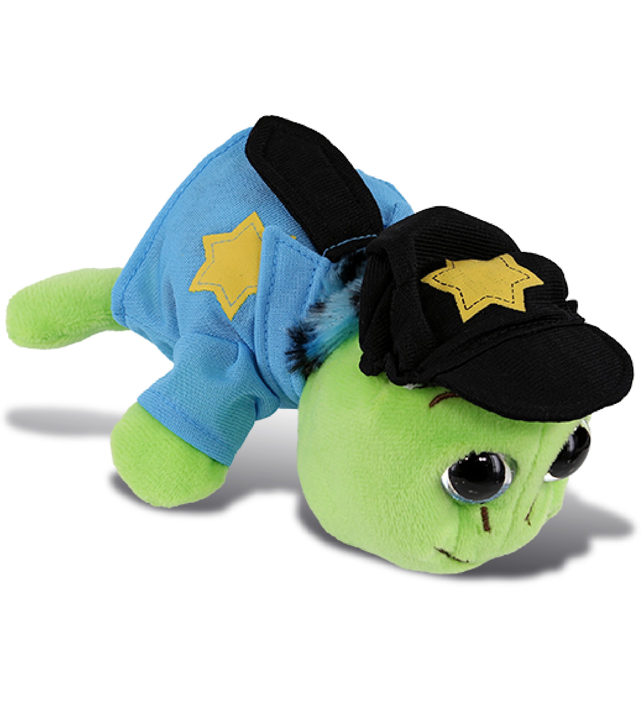 PLUSH POLICE - BIG EYE 6" PLUSH - BLUE SHELL SEA TURTLE