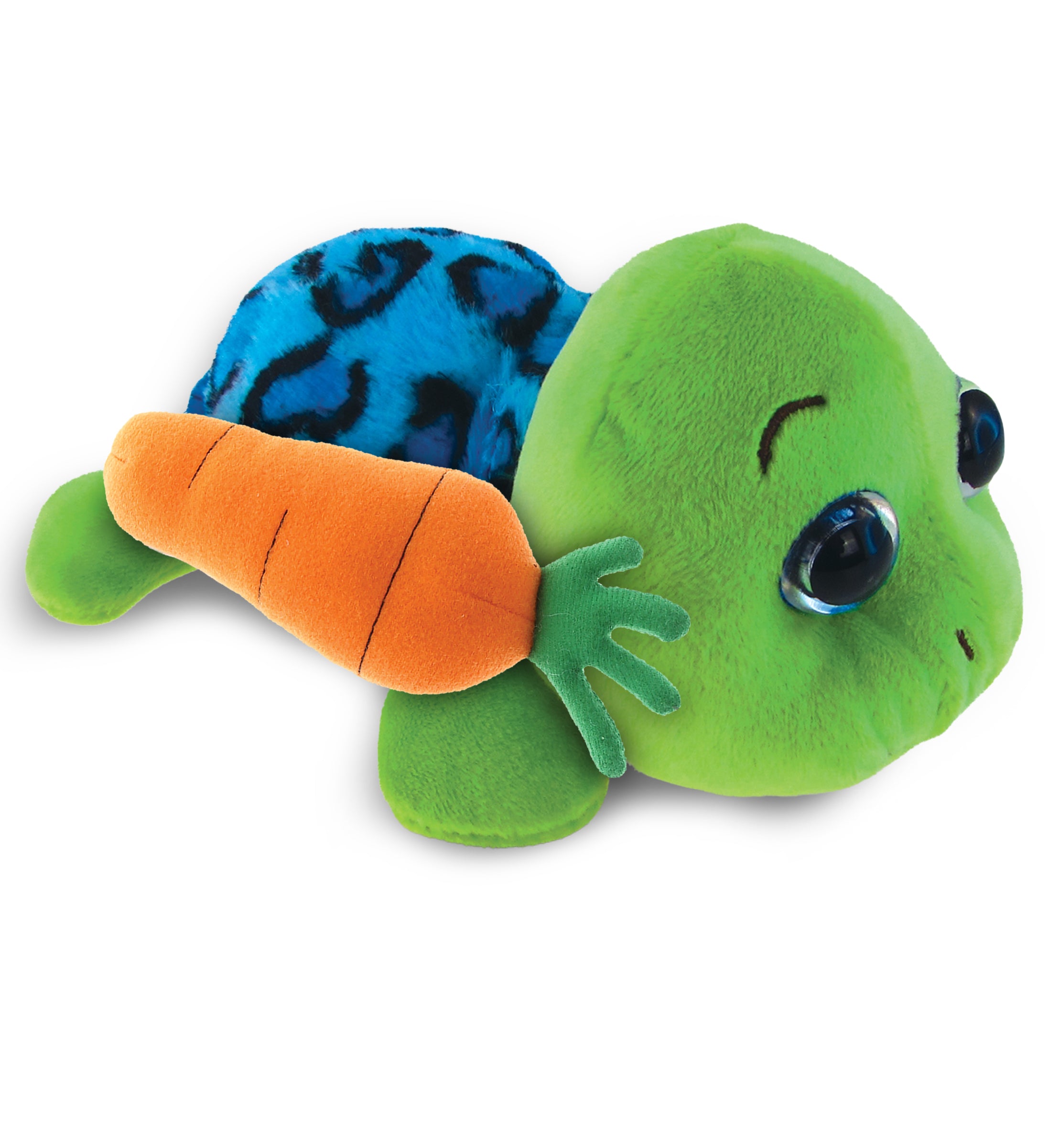 PLUSH CARROT - BIG EYE 6" PLUSH - BLUE SHELL SEA TURTLE