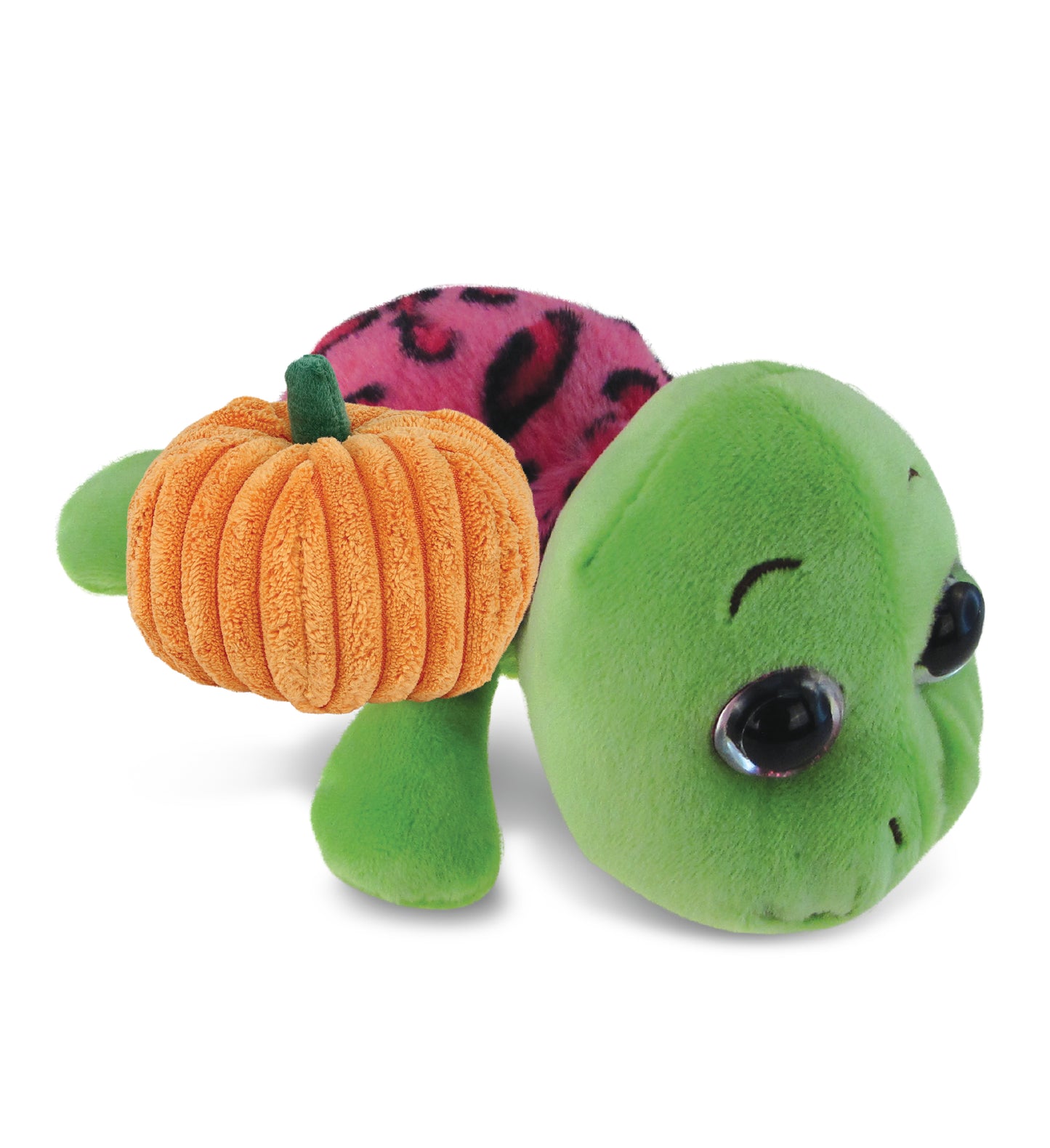 PLUSH PUMPKIN - BIG EYE 6" PLUSH - PINK SHELL SEA TURTLE