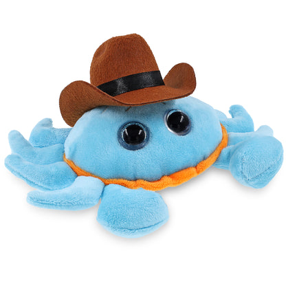 BIG EYE 6" PLUSH - BLUE CRAB COWBOY DRESS UP