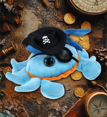 BIG EYE 6" PLUSH - BLUE CRAB PIRATE DRESS UP