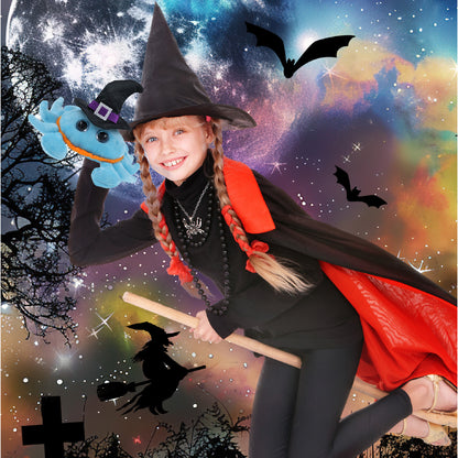 BIG EYE 6" PLUSH - BLUE CRAB WITCH DRESS UP