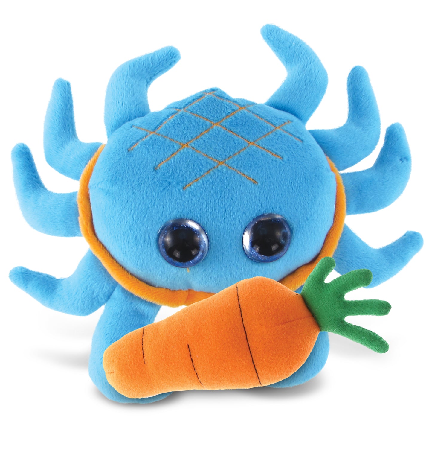 PLUSH CARROT - BIG EYE 6" PLUSH - BLUE CRAB