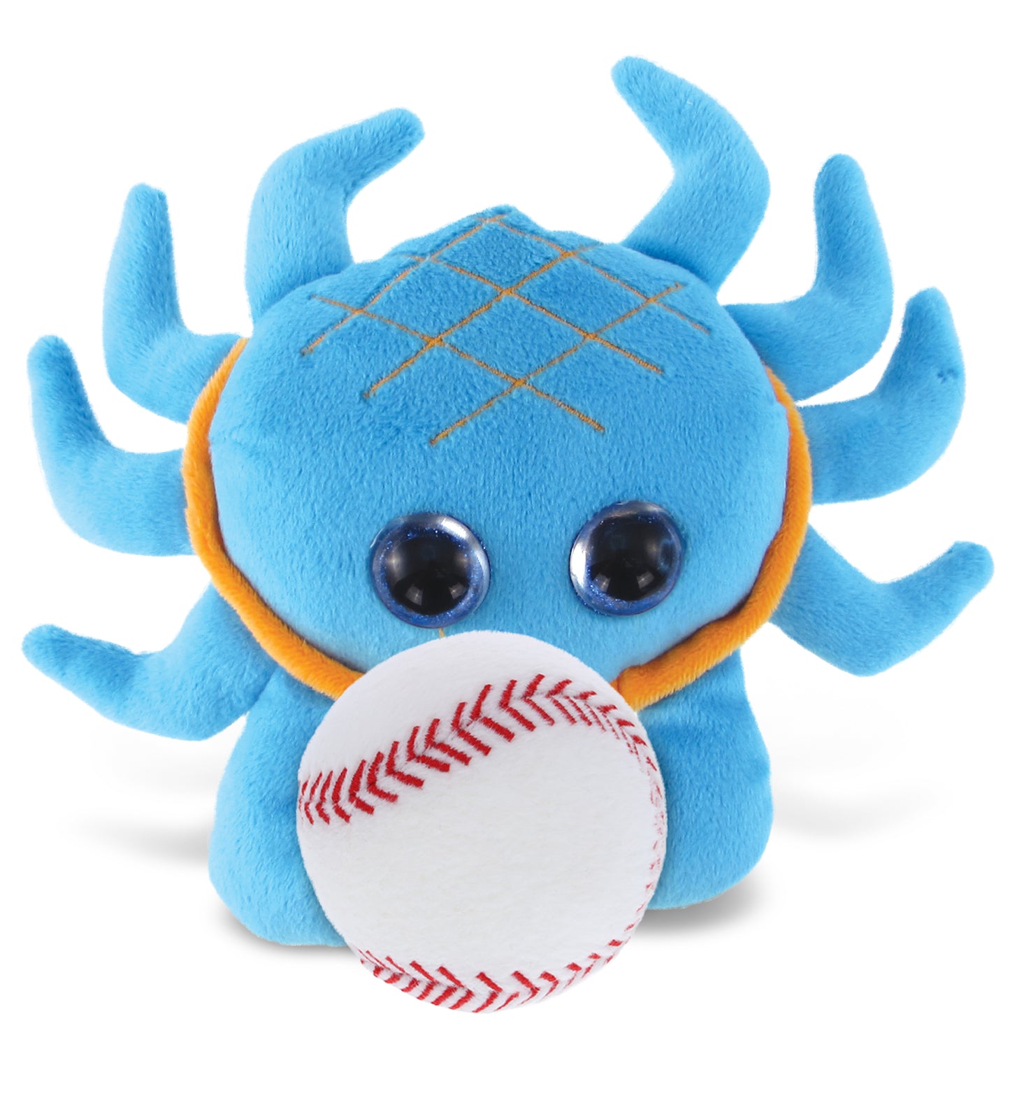 PLUSH BASEBALL - BIG EYE 6" PLUSH - BLUE CRAB