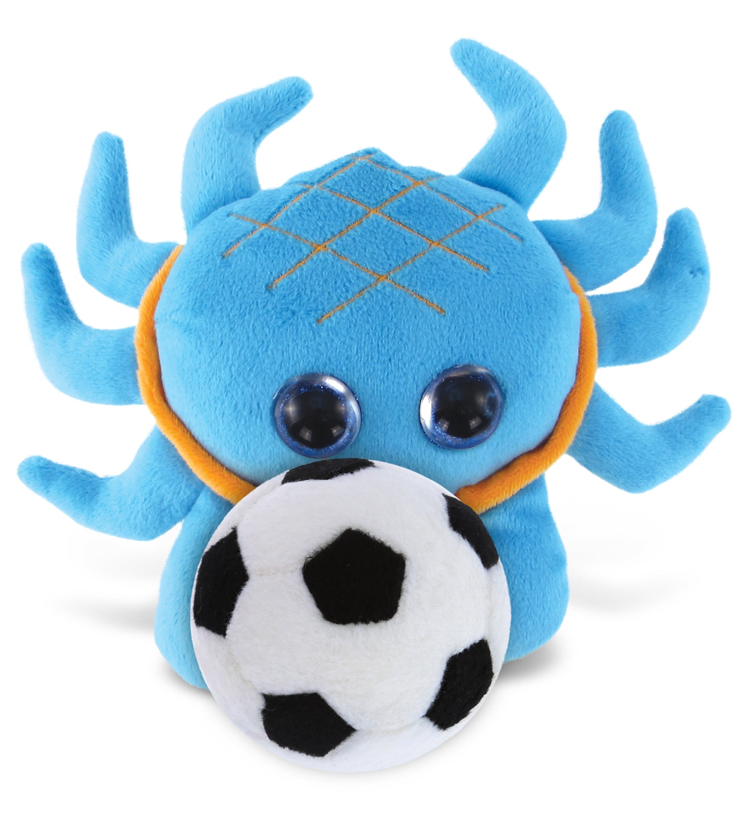 PLUSH SOCCER BALL - BIG EYE 6" PLUSH - BLUE CRAB