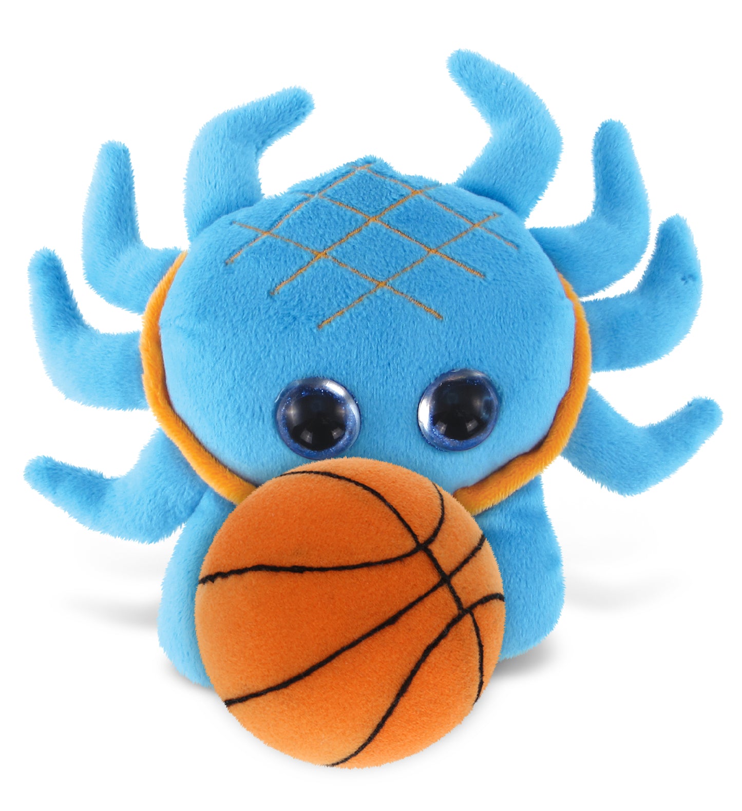 PLUSH BASKETBALL - BIG EYE 6" PLUSH - BLUE CRAB