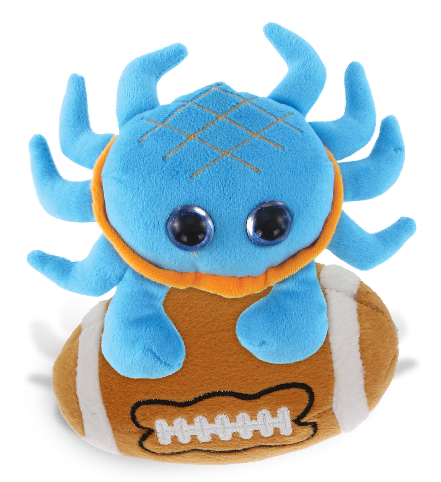 BIG EYE 6" PLUSH - BLUE CRAB With Football Plush