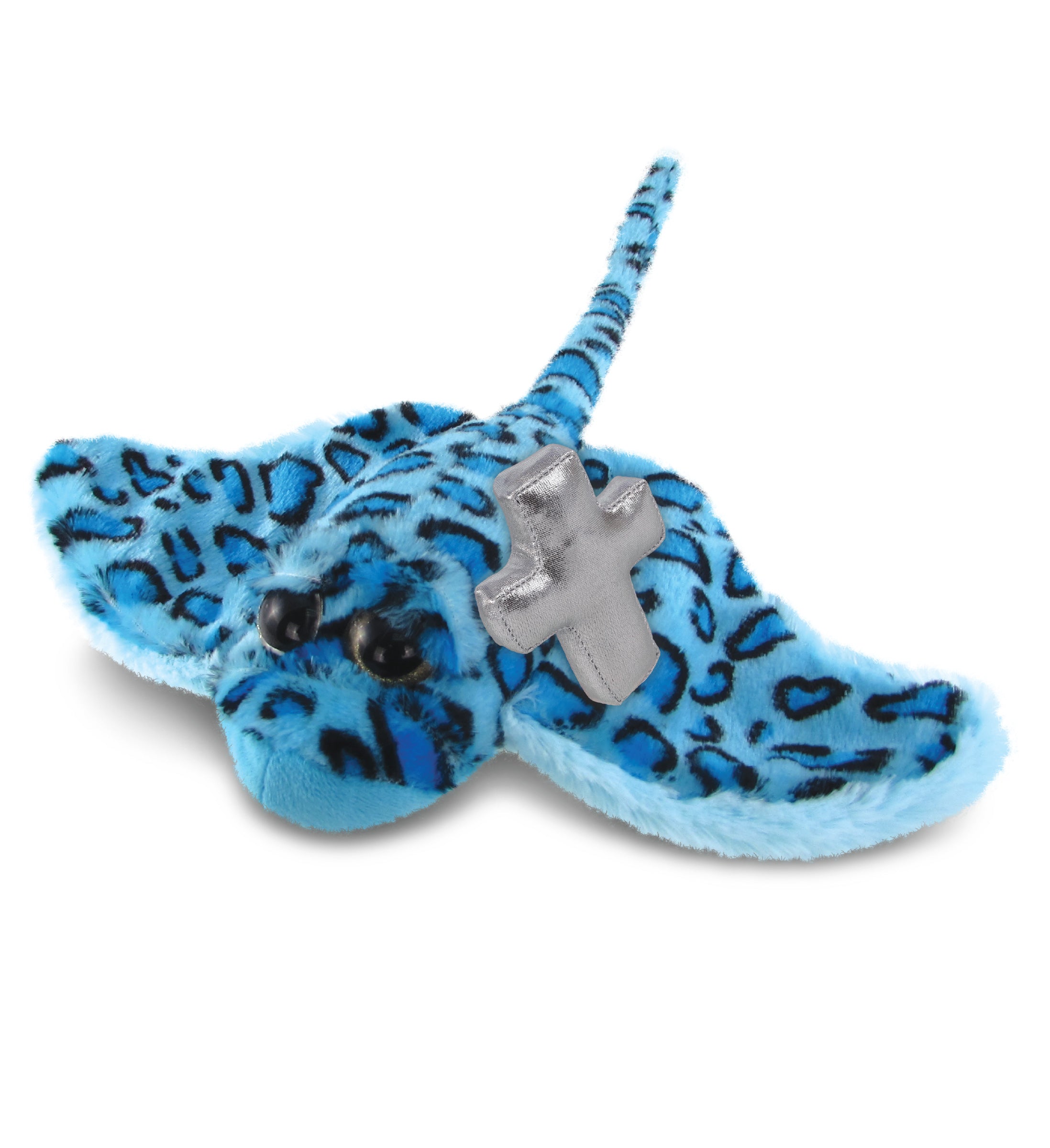 PLUSH CROSS - SUPER-SOFT PLUSH - BLUE STING RAY