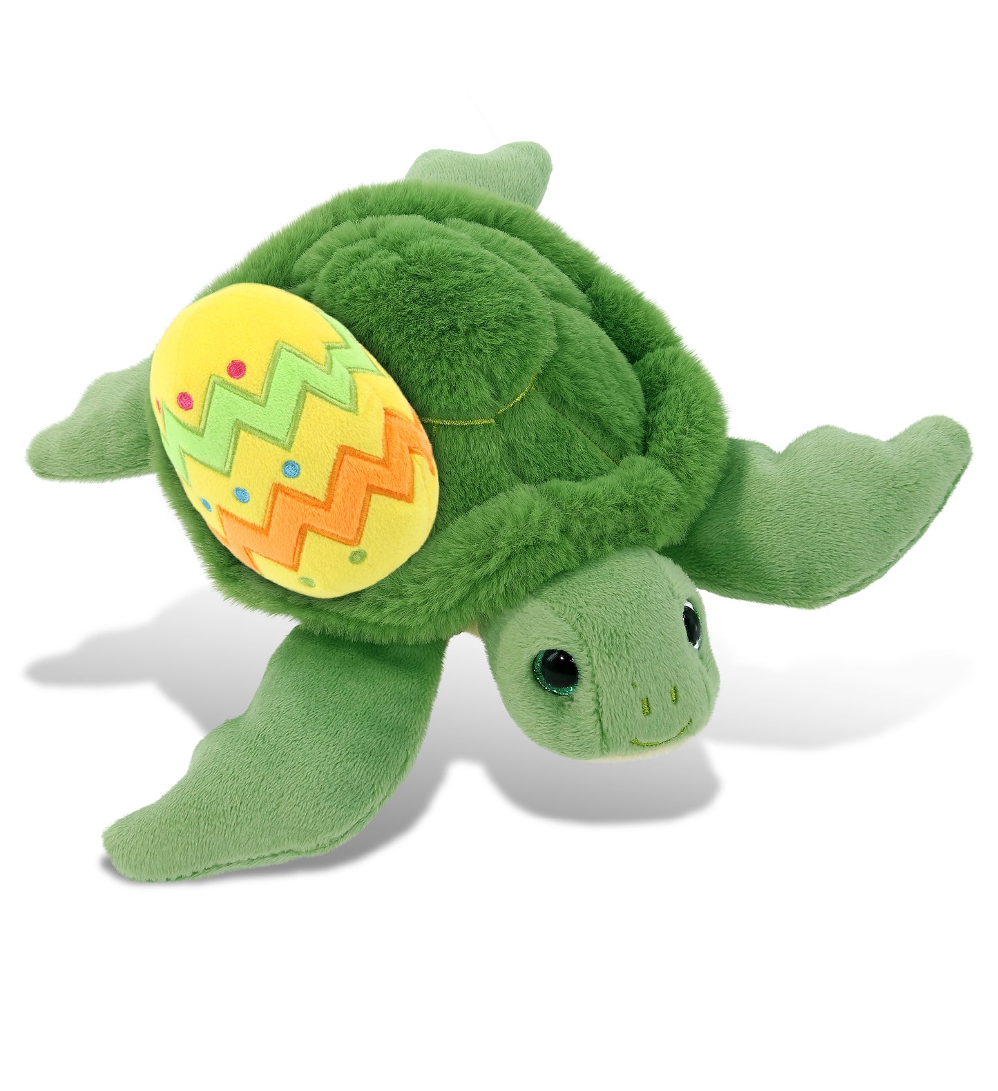 PLUSH EASTER EGG - SUPER-SOFT PLUSH - GREEN SEA TURTLE 6.5"