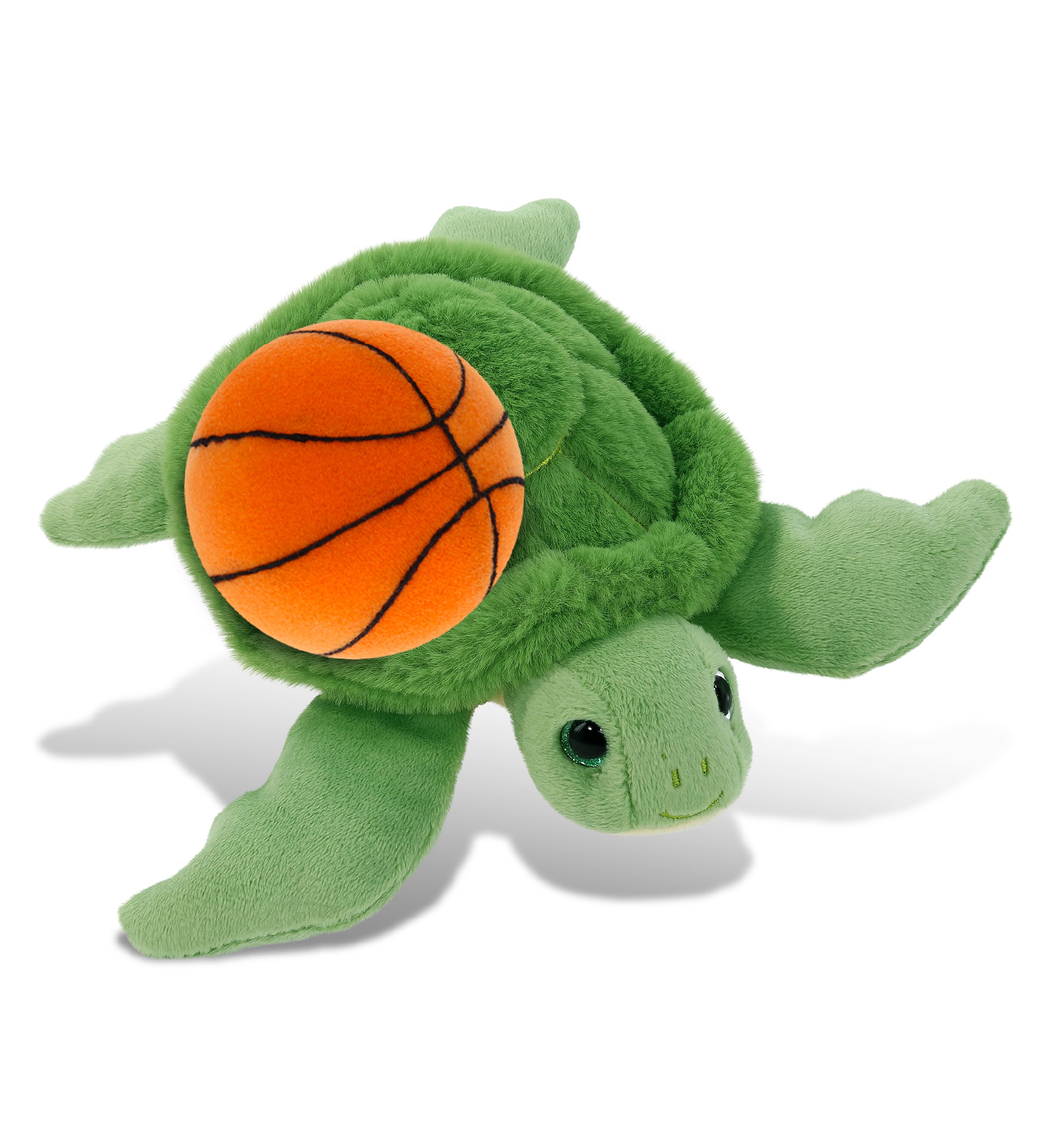 SUPER-SOFT PLUSH - GREEN SEA TURTLE 6.5" with Basketball Plush