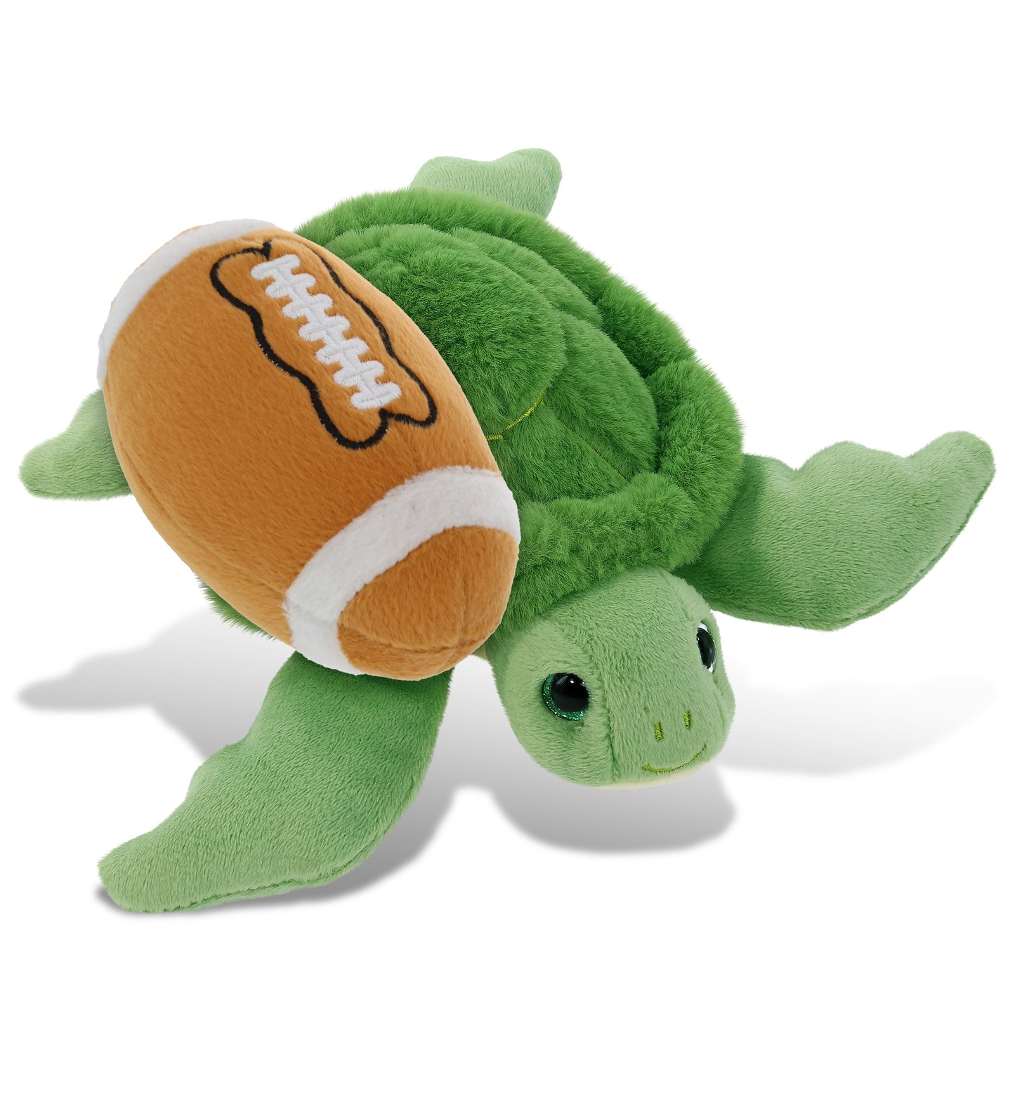 SUPER-SOFT PLUSH - GREEN SEA TURTLE 6.5" with Football Plush