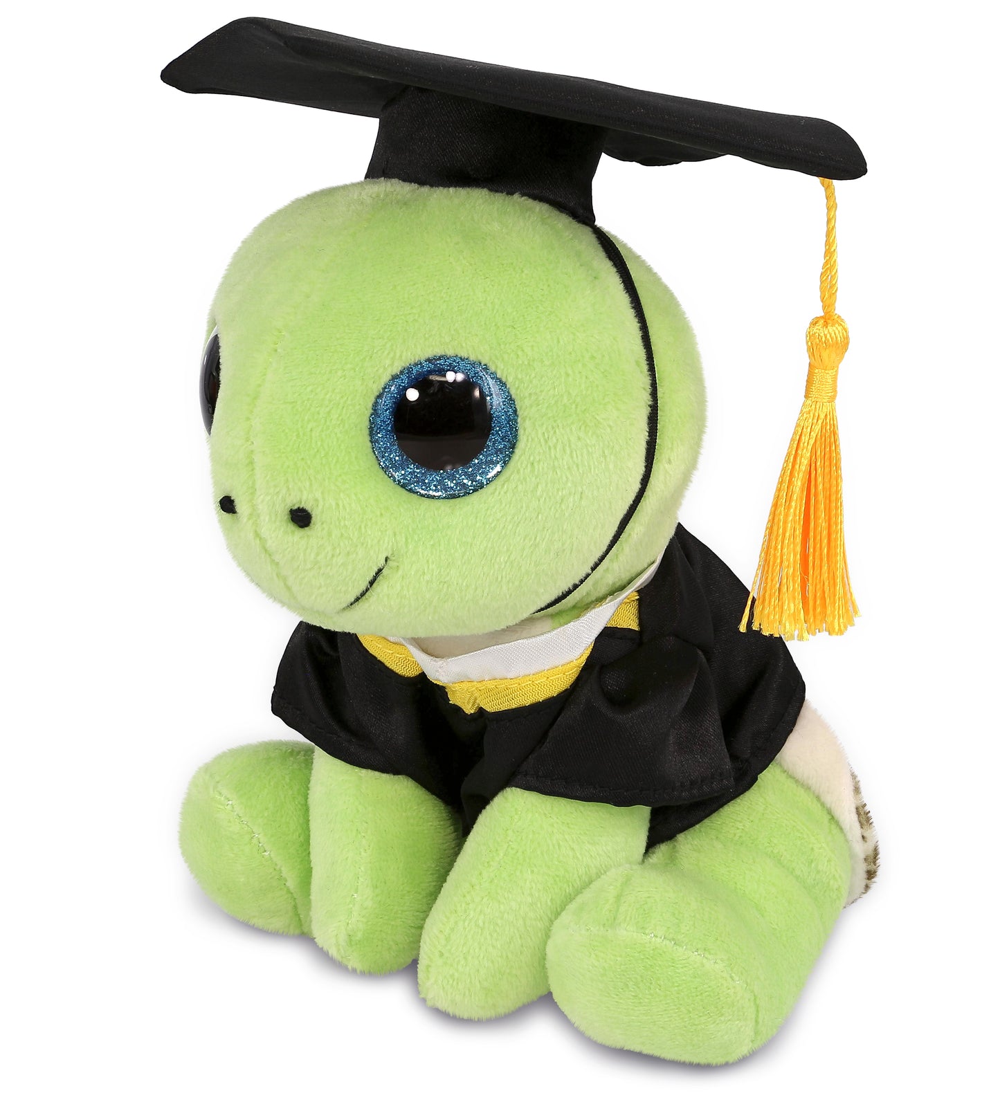 PLUSH GRADUATION - SPARKLE EYES PLUSH - SMALL GREEN SEA TURTLE