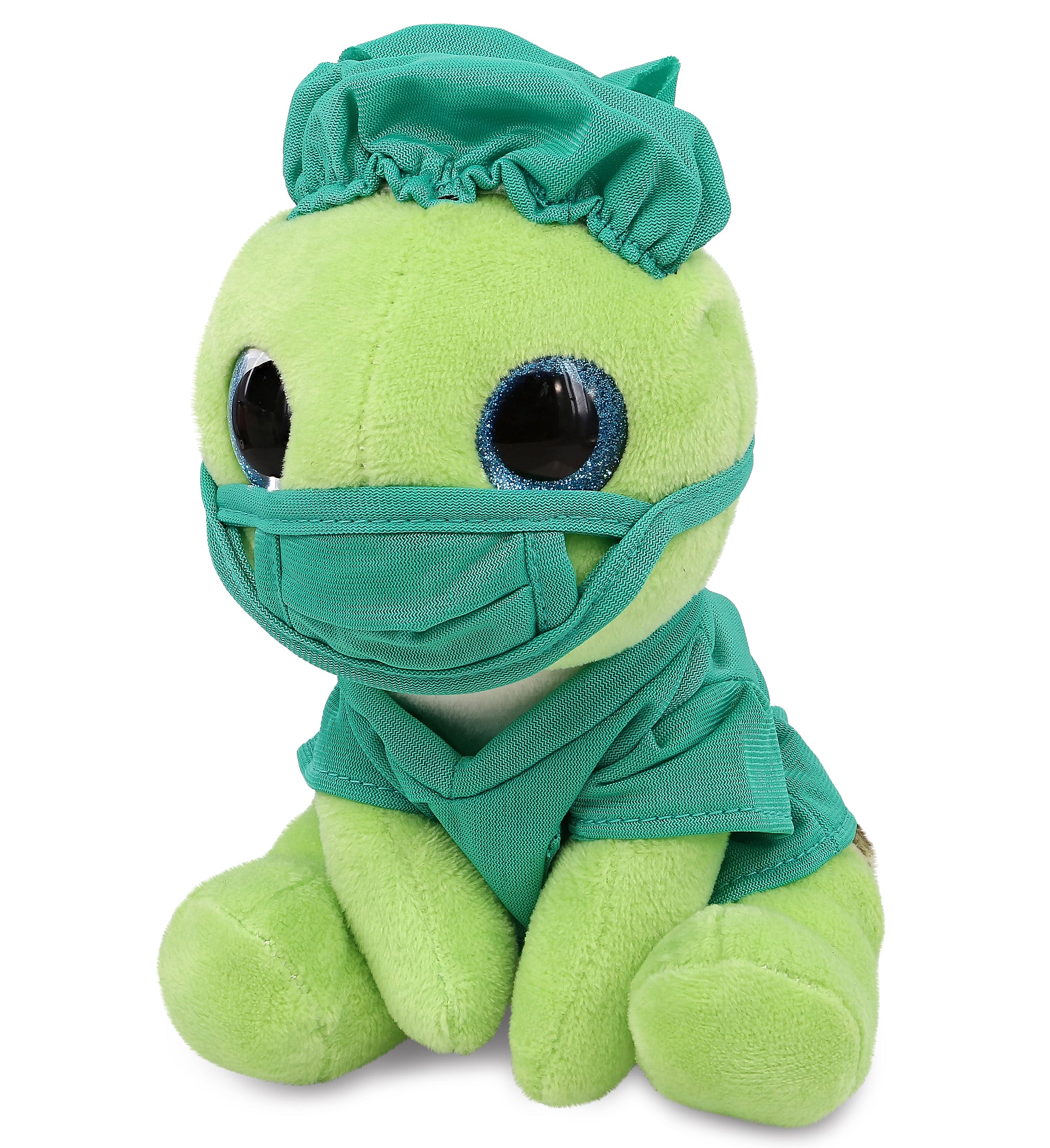 PLUSH DOCTOR - SPARKLE EYES PLUSH - SMALL GREEN SEA TURTLE