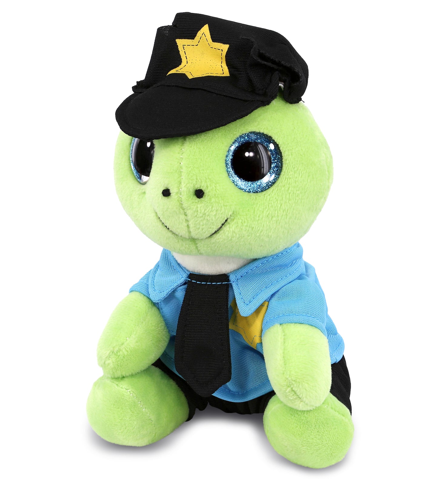 PLUSH POLICE - SPARKLE EYES PLUSH - SMALL GREEN SEA TURTLE