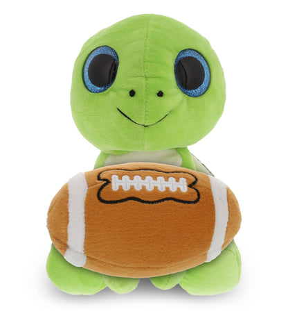 SPARKLE EYES PLUSH - LARGE GREEN SEA TURTLE With Football Plush