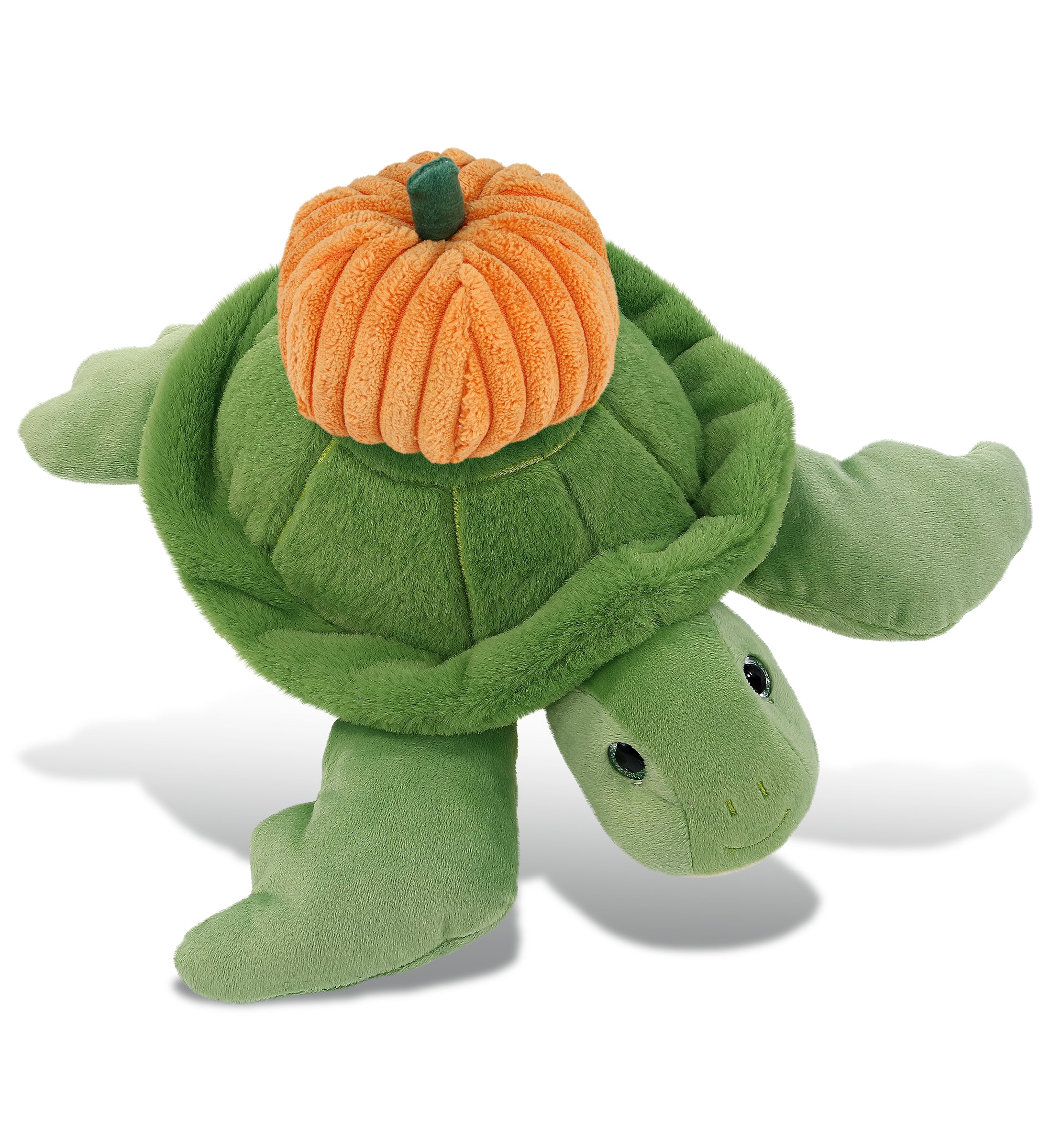 PLUSH PUMPKIN - SUPER-SOFT PLUSH - GREEN SEA TURTLE 13"