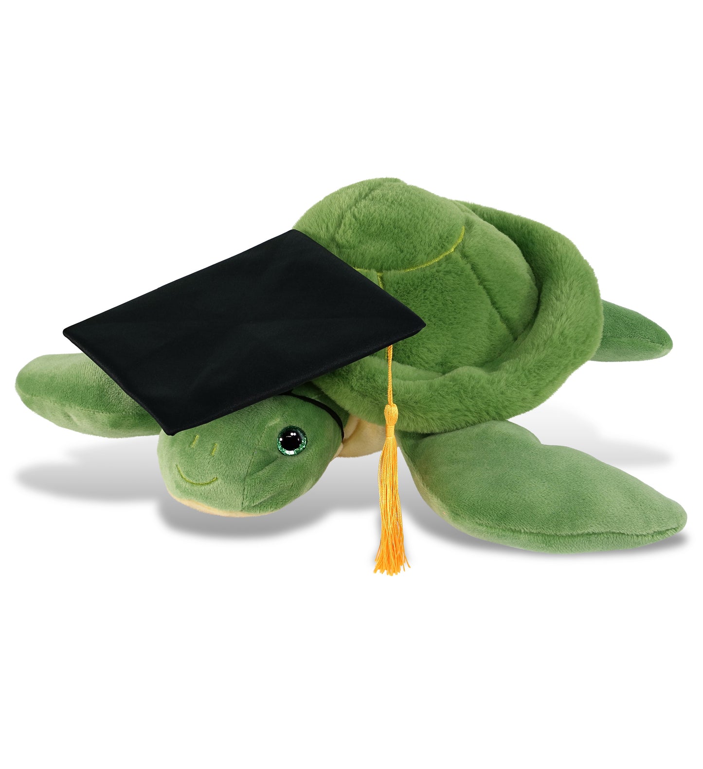 PLUSH GRADUATION - SUPER-SOFT PLUSH - GREEN SEA TURTLE 13"