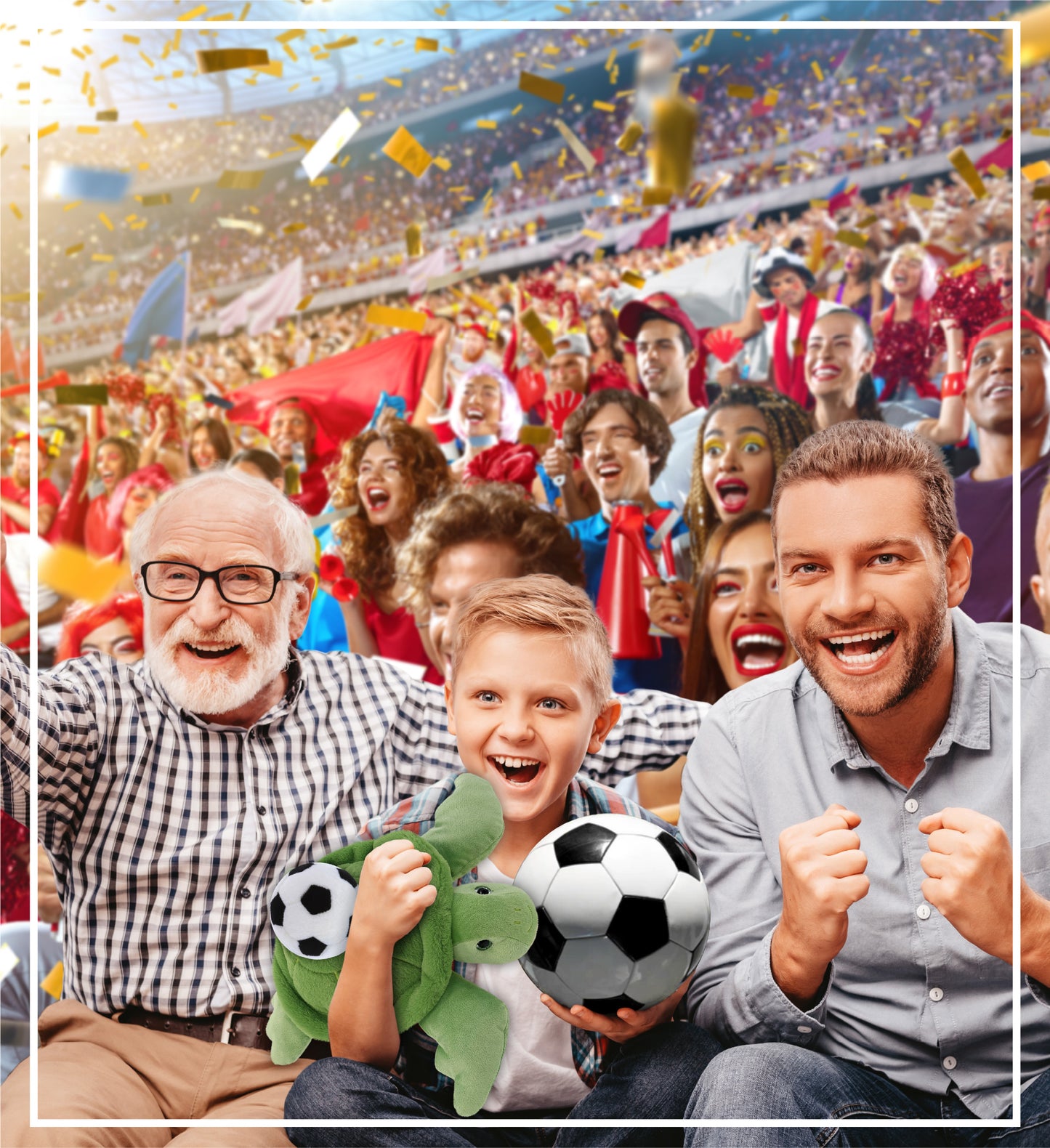 SUPER-SOFT PLUSH - GREEN SEA TURTLE 13" with Soccer Plush