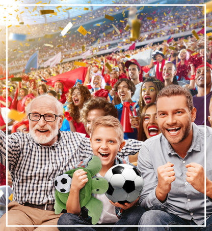 SUPER-SOFT PLUSH - GREEN SEA TURTLE 13" with Soccer Plush