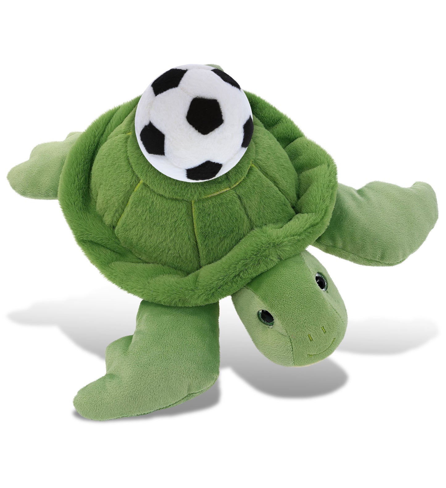 SUPER-SOFT PLUSH - GREEN SEA TURTLE 13" with Soccer Plush