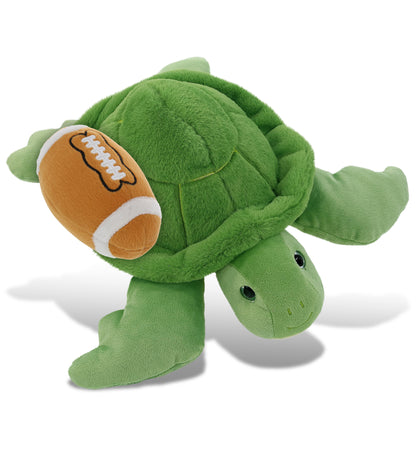 SUPER-SOFT PLUSH - GREEN SEA TURTLE 13" with Football Plush