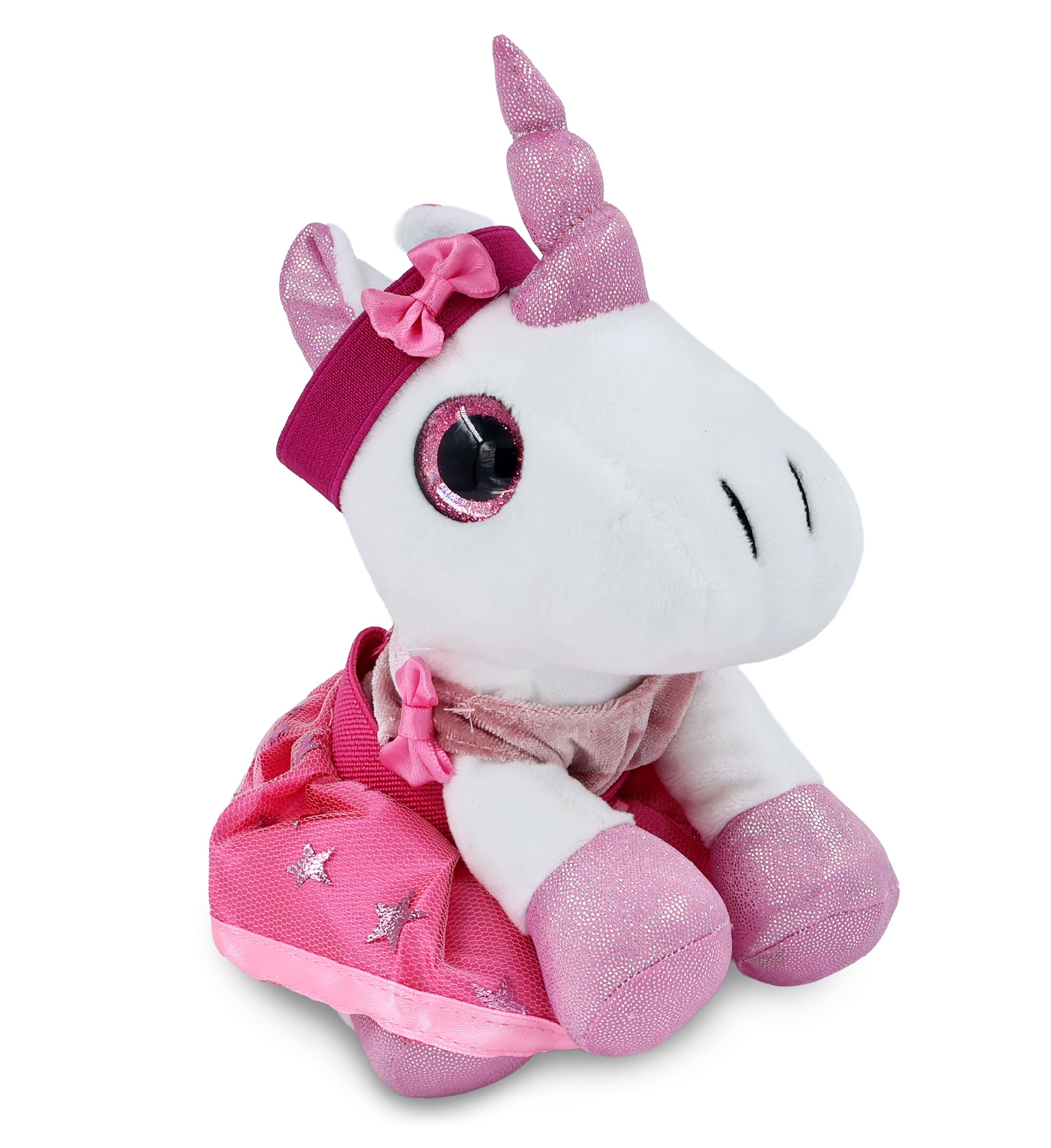 SPARKLE EYES PLUSH - WHITE UNICORN Ballerina