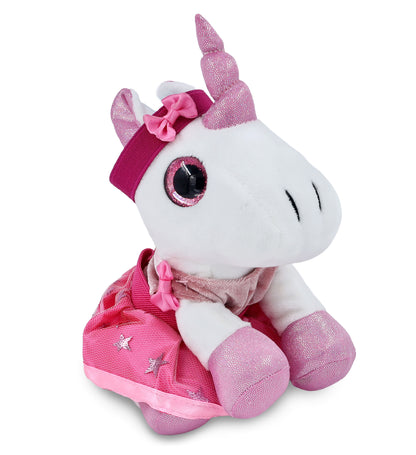 SPARKLE EYES PLUSH - WHITE UNICORN Ballerina