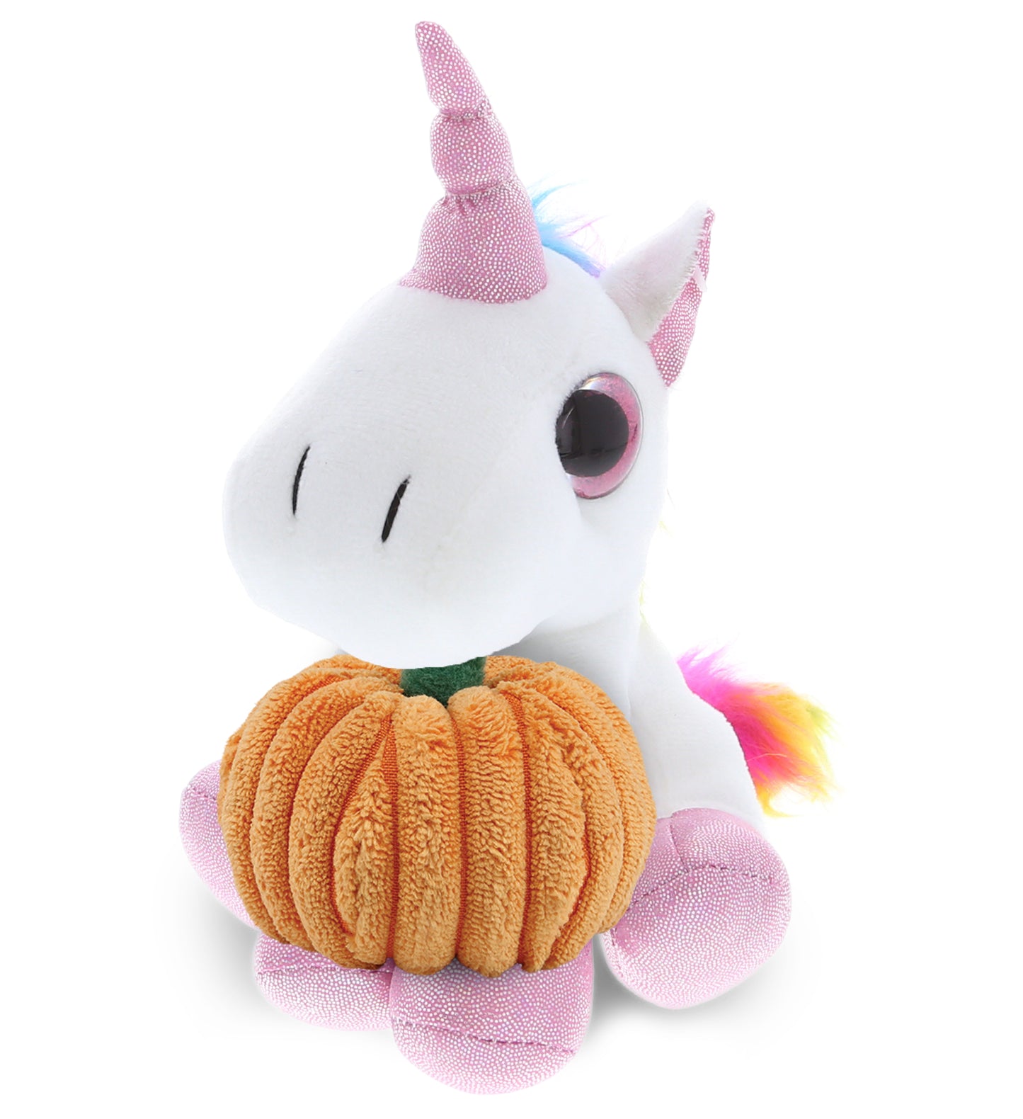 PLUSH PUMPKIN - SPARKLE EYES PLUSH - WHITE UNICORN