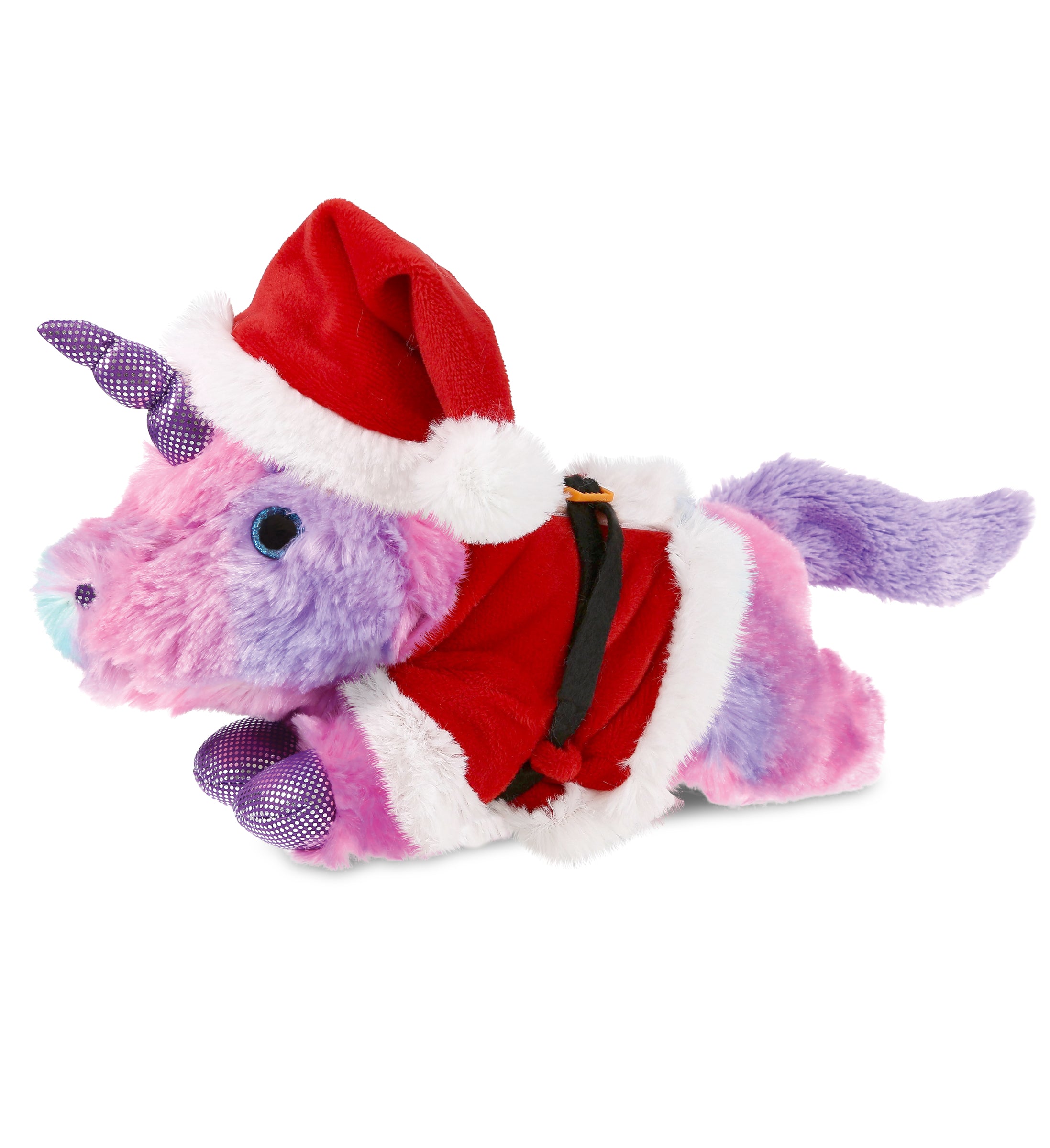 PLUSH SANTA - COTTON CANDY PLUSH - MONDAY PINK UNICORN
