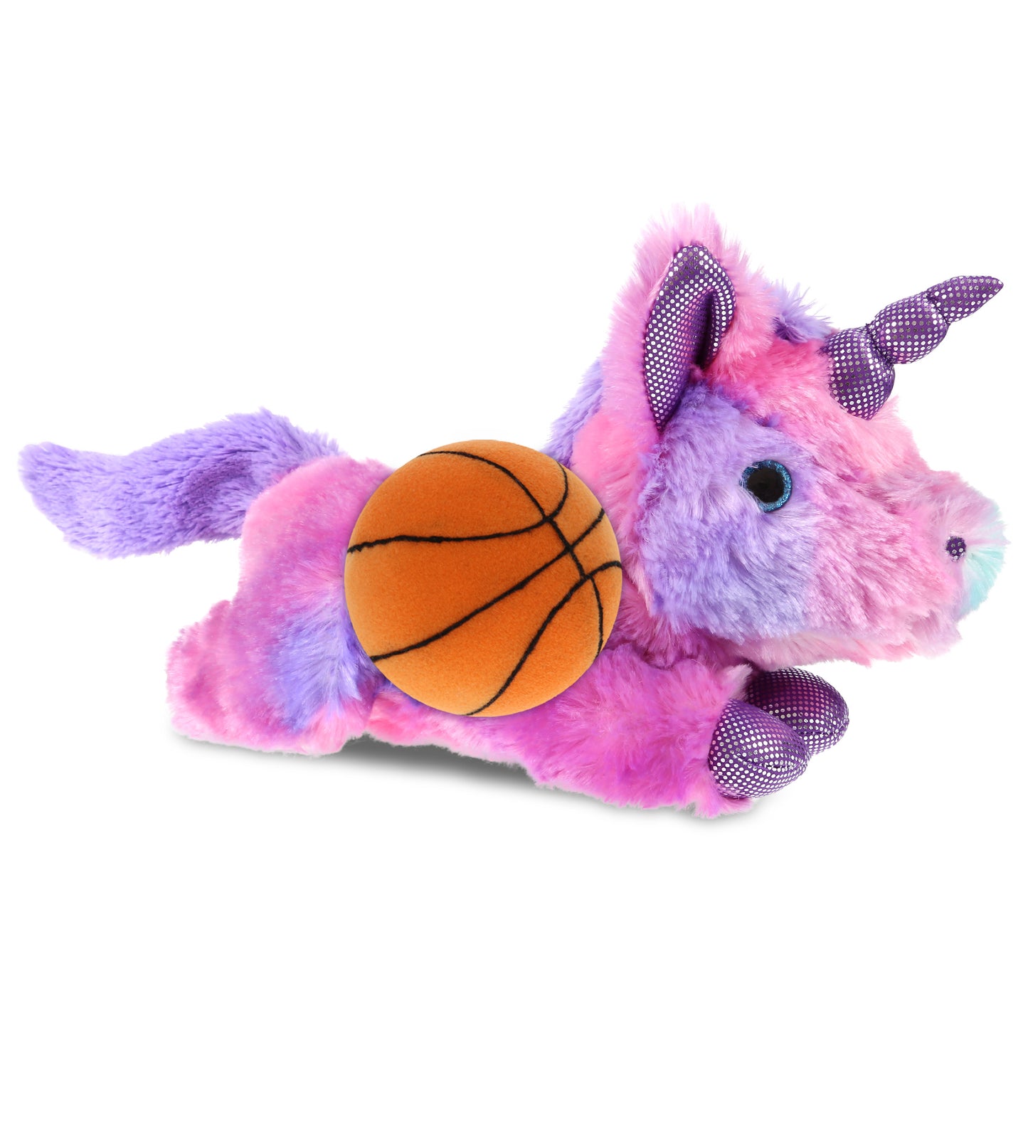 PLUSH BASKETBALL - COTTON CANDY PLUSH - MONDAY PINK UNICORN