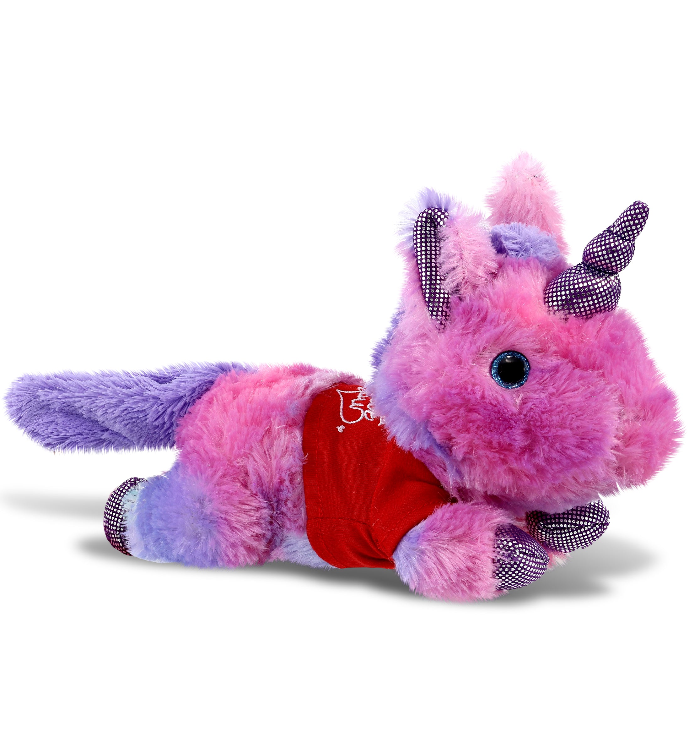PLUSH I LOVE YOU RED SHIRT- COTTON CANDY PLUSH - MONDAY PINK UNICORN