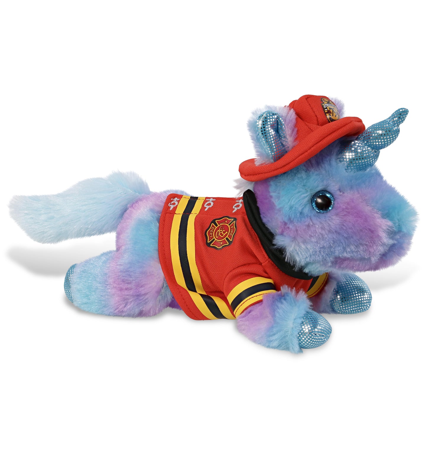 PLUSH FIREMAN - COTTON CANDY PLUSH - FRIDAY BLUE UNICORN