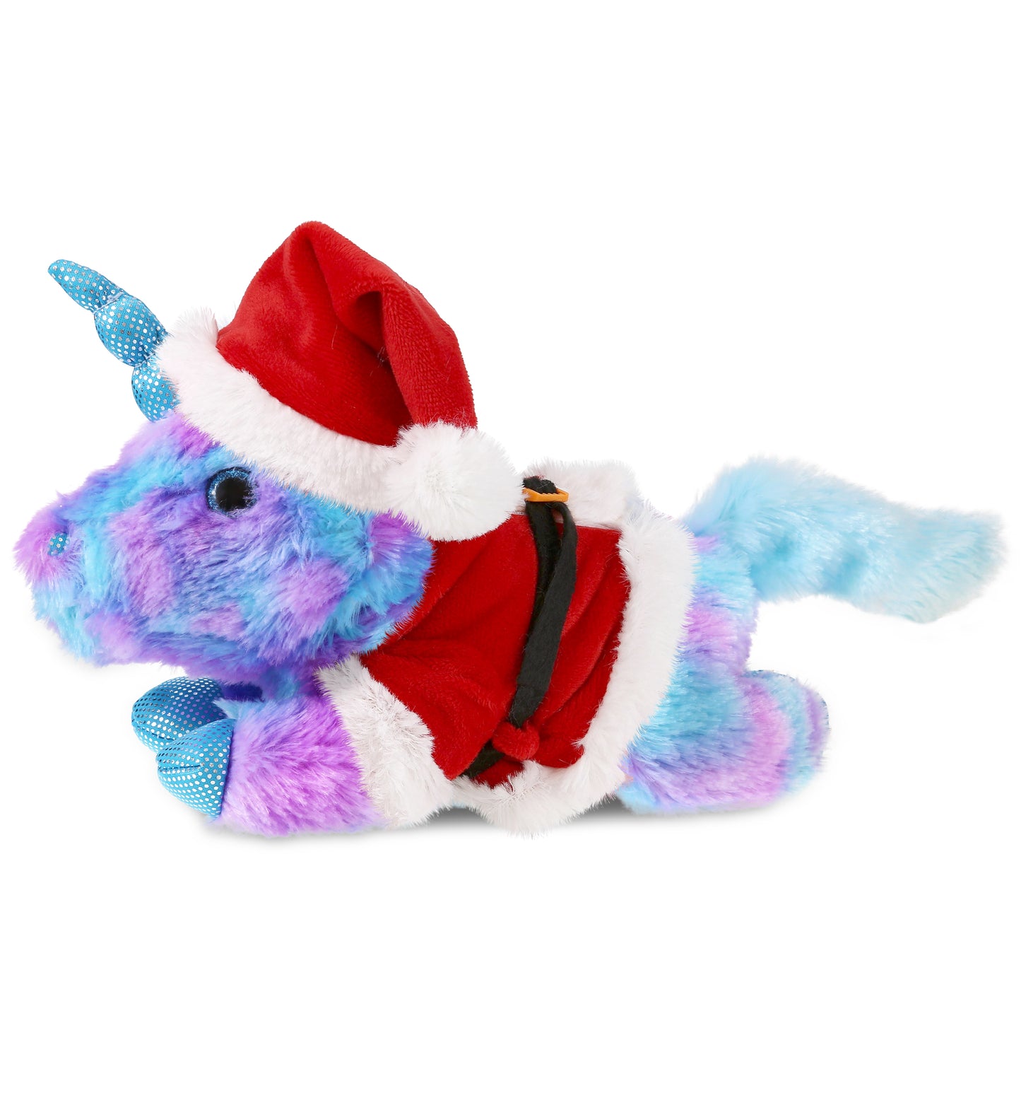 PLUSH SANTA - COTTON CANDY PLUSH - FRIDAY BLUE UNICORN