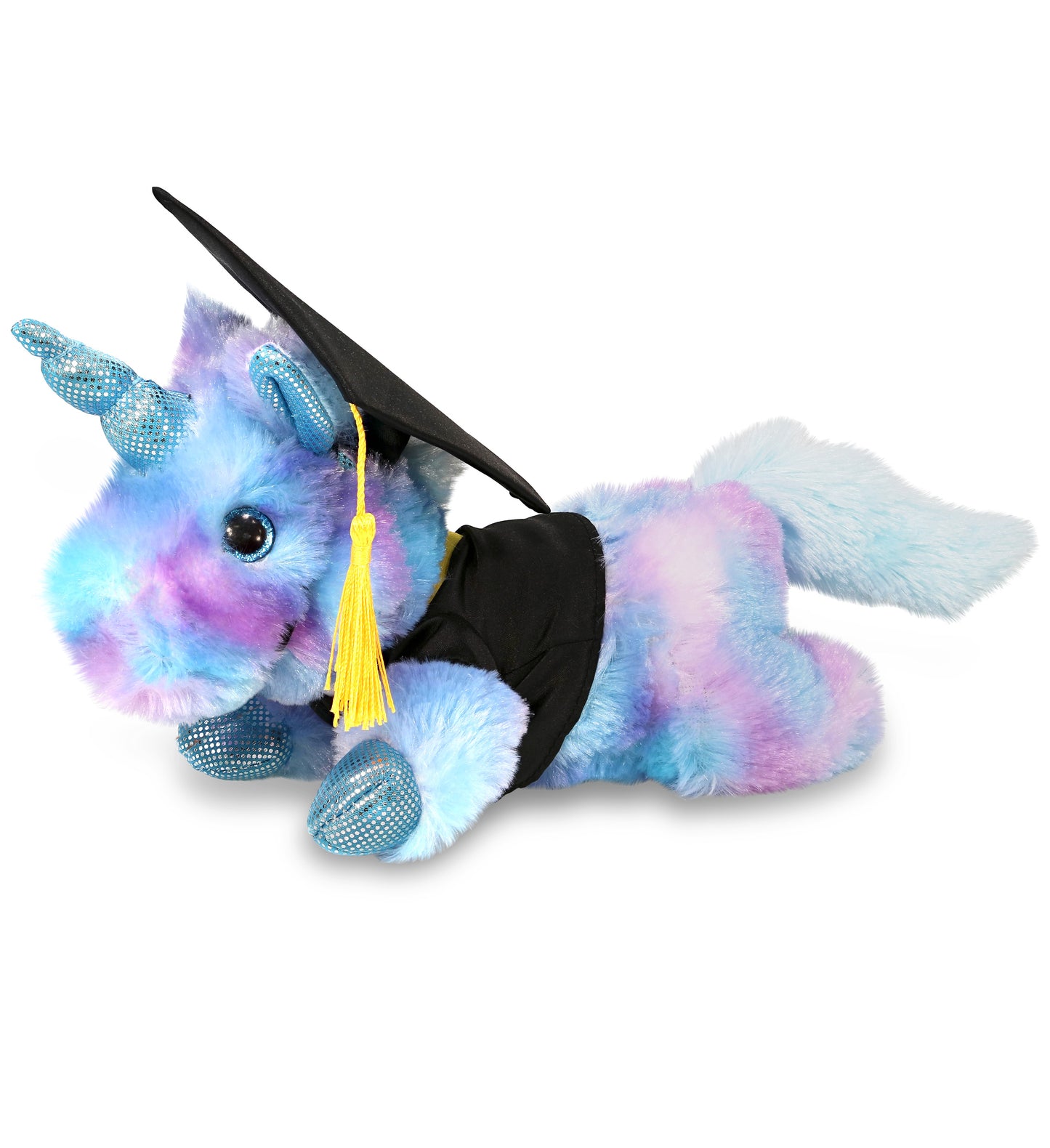 PLUSH GRADUATION - COTTON CANDY PLUSH - FRIDAY BLUE UNICORN
