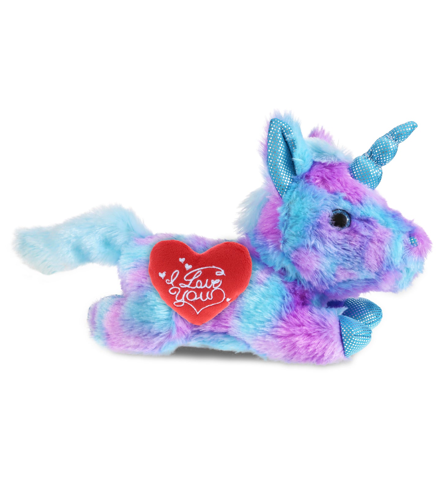 PLUSH I LOVE YOU RED HEART - COTTON CANDY PLUSH - FRIDAY BLUE UNICORN