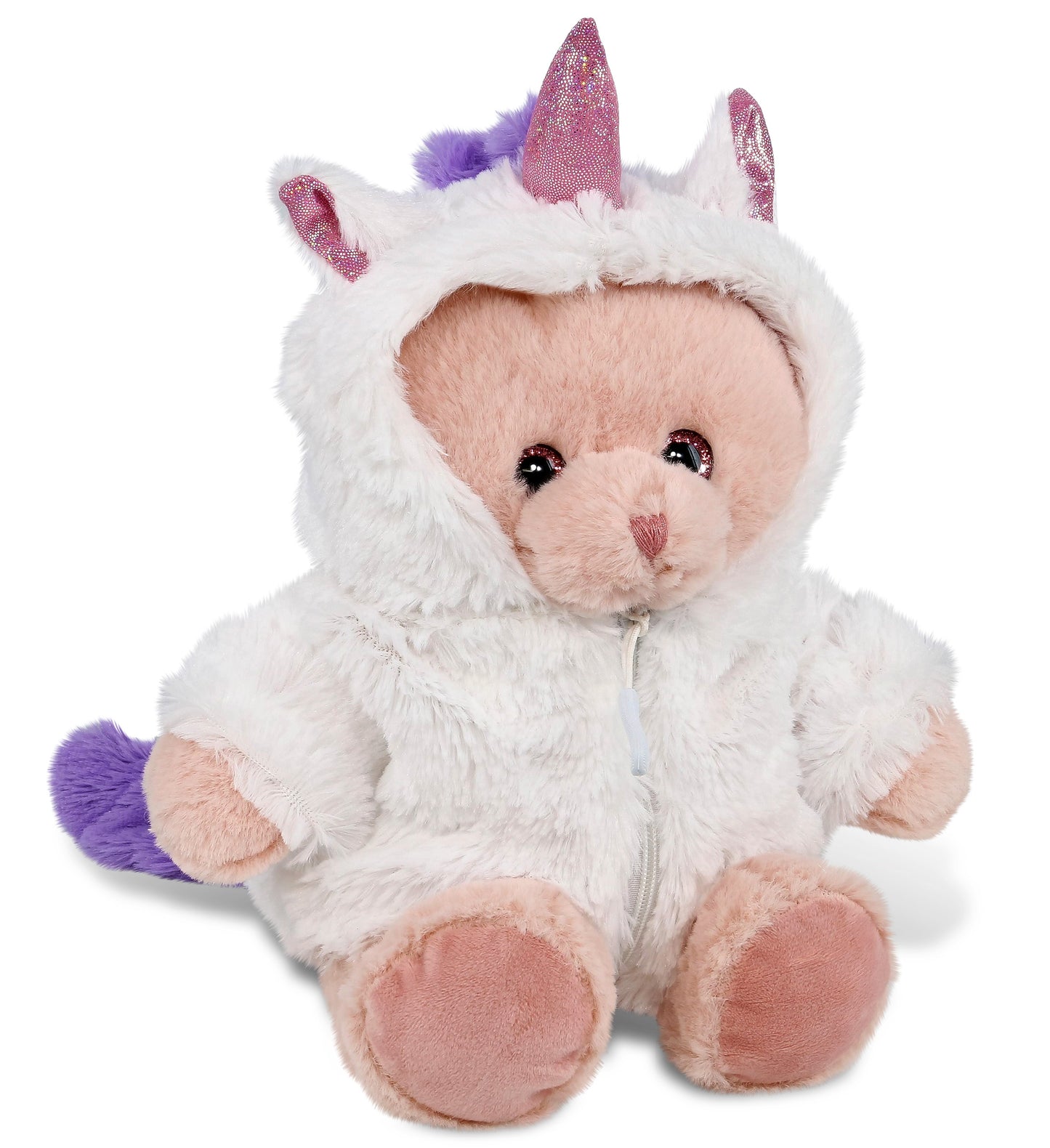 PLUSH UNICORN - SUPER-SOFT PLUSH - BABY PINK BEAR 8"