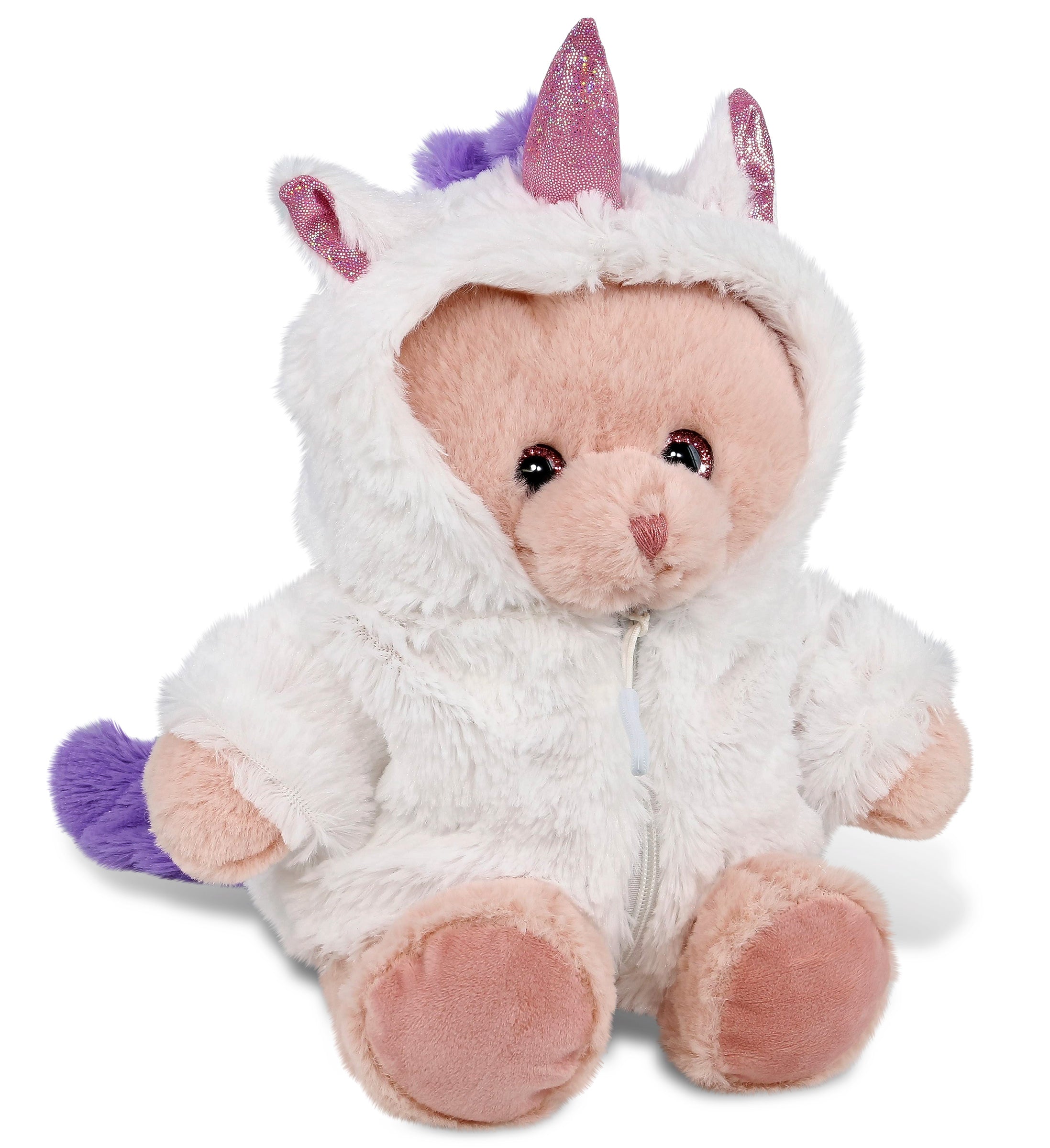 PLUSH UNICORN - SUPER-SOFT PLUSH - BABY PINK BEAR 8"