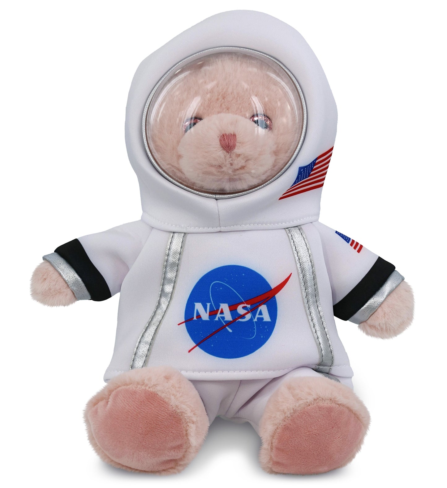 PLUSH ASTRONAUT - SUPER-SOFT PLUSH - BABY PINK BEAR 8"