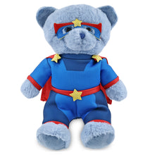 SUPER-SOFT PLUSH - BABY BLUE BEAR 8" SUPER HERO