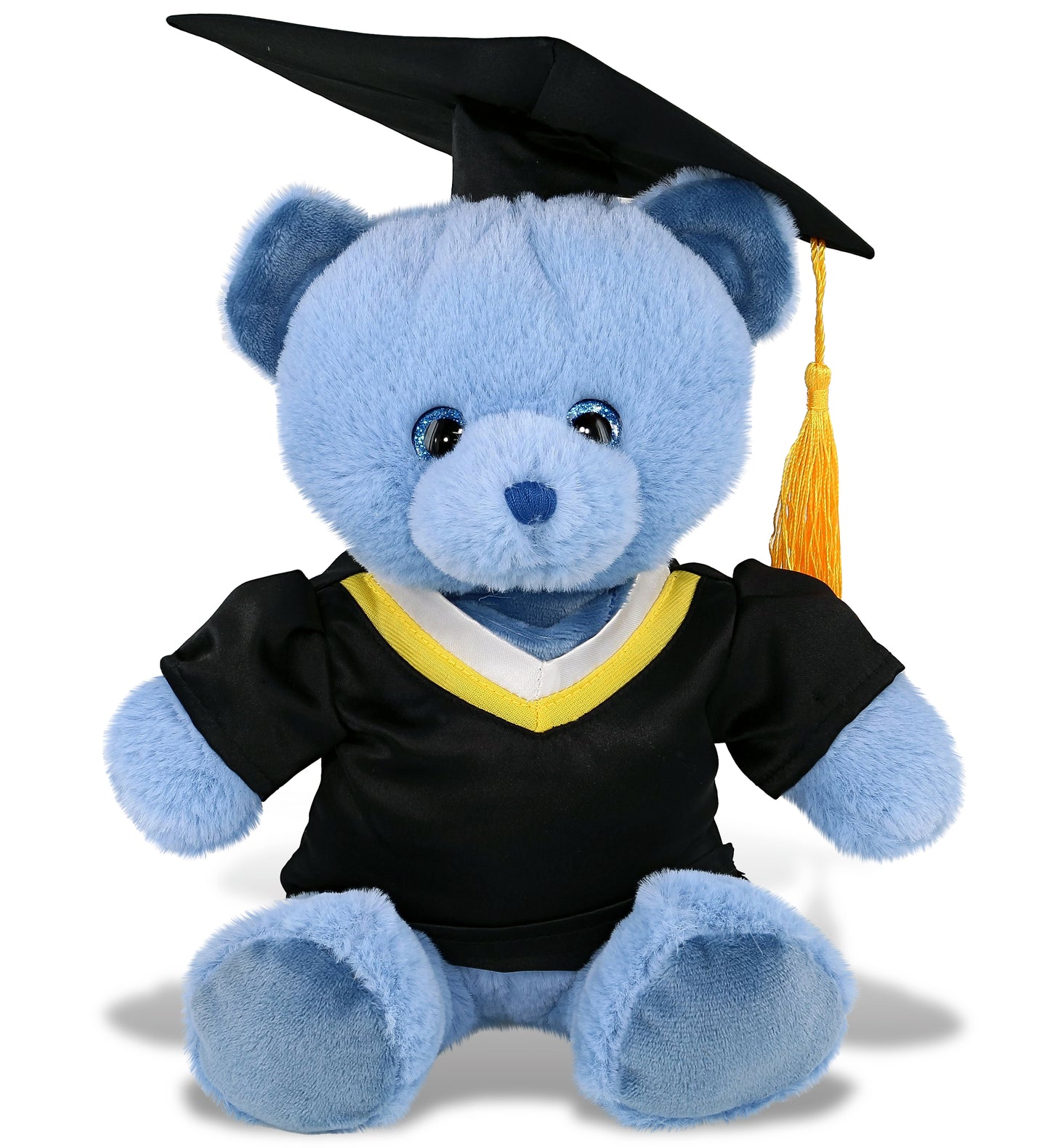 PLUSH GRADUATION - SUPER-SOFT PLUSH - BABY BLUE BEAR 8"