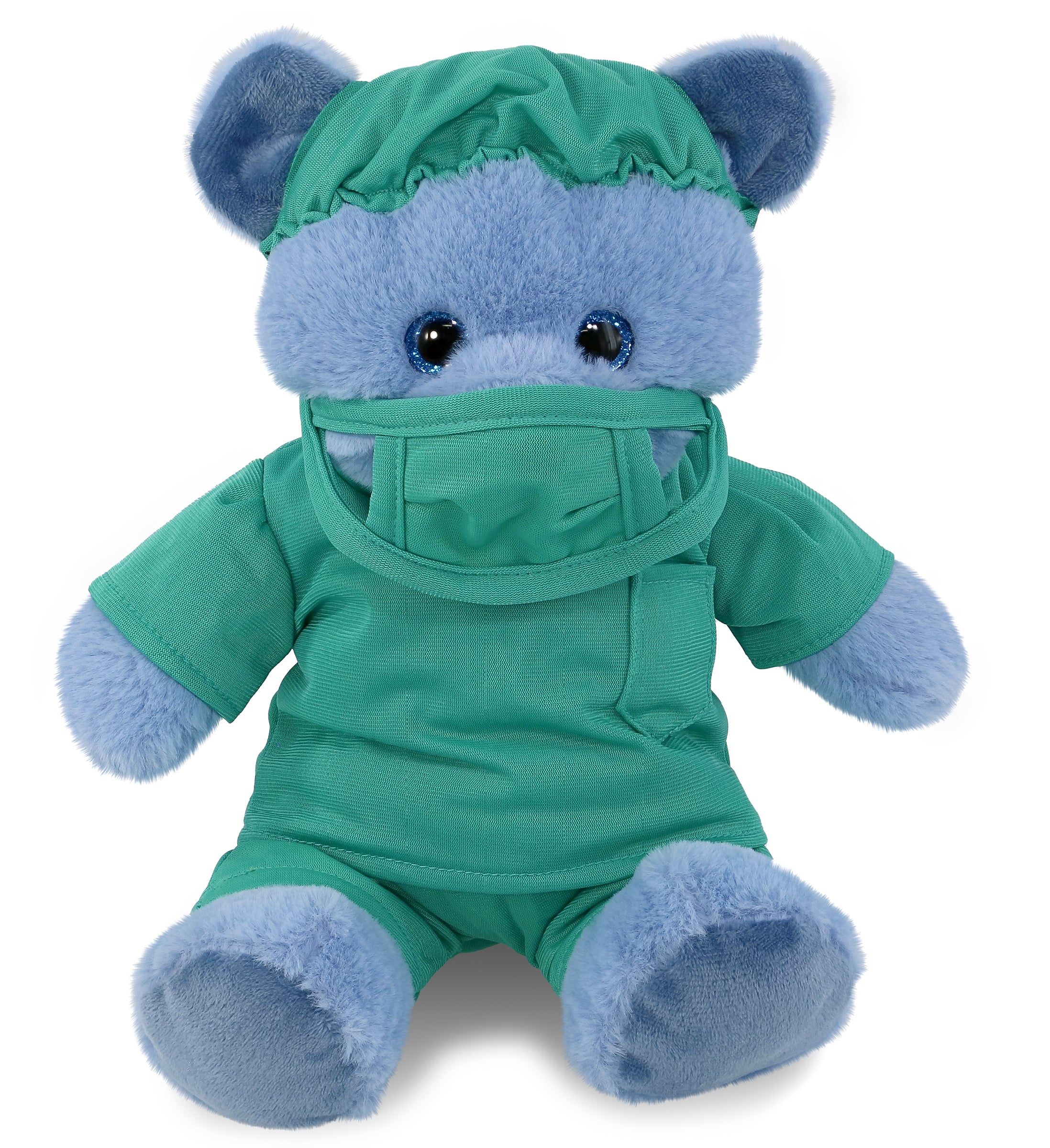 PLUSH DOCTOR - SUPER-SOFT PLUSH - BABY BLUE BEAR 8"