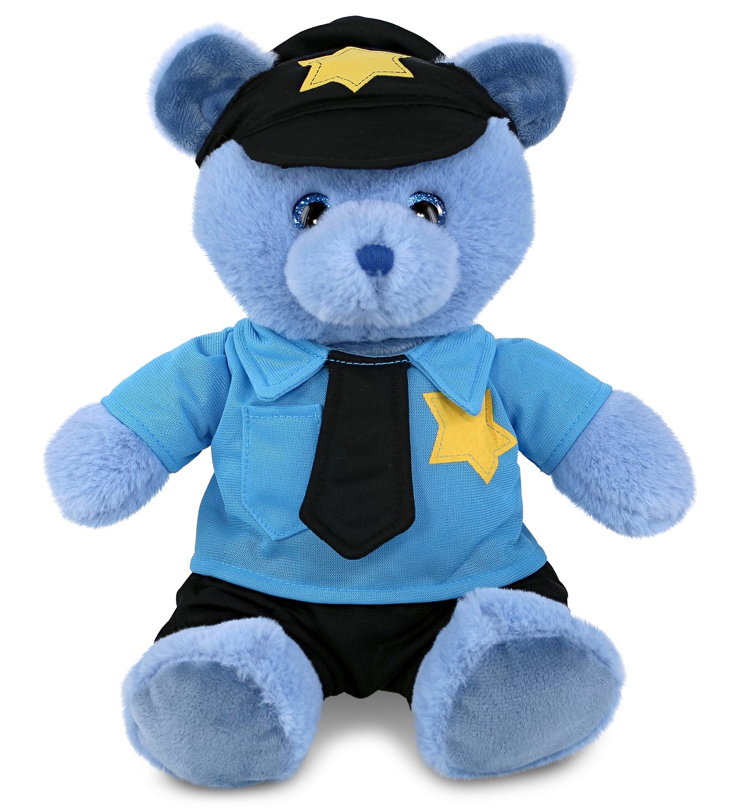 PLUSH POLICE - SUPER-SOFT PLUSH - BABY BLUE BEAR 8"