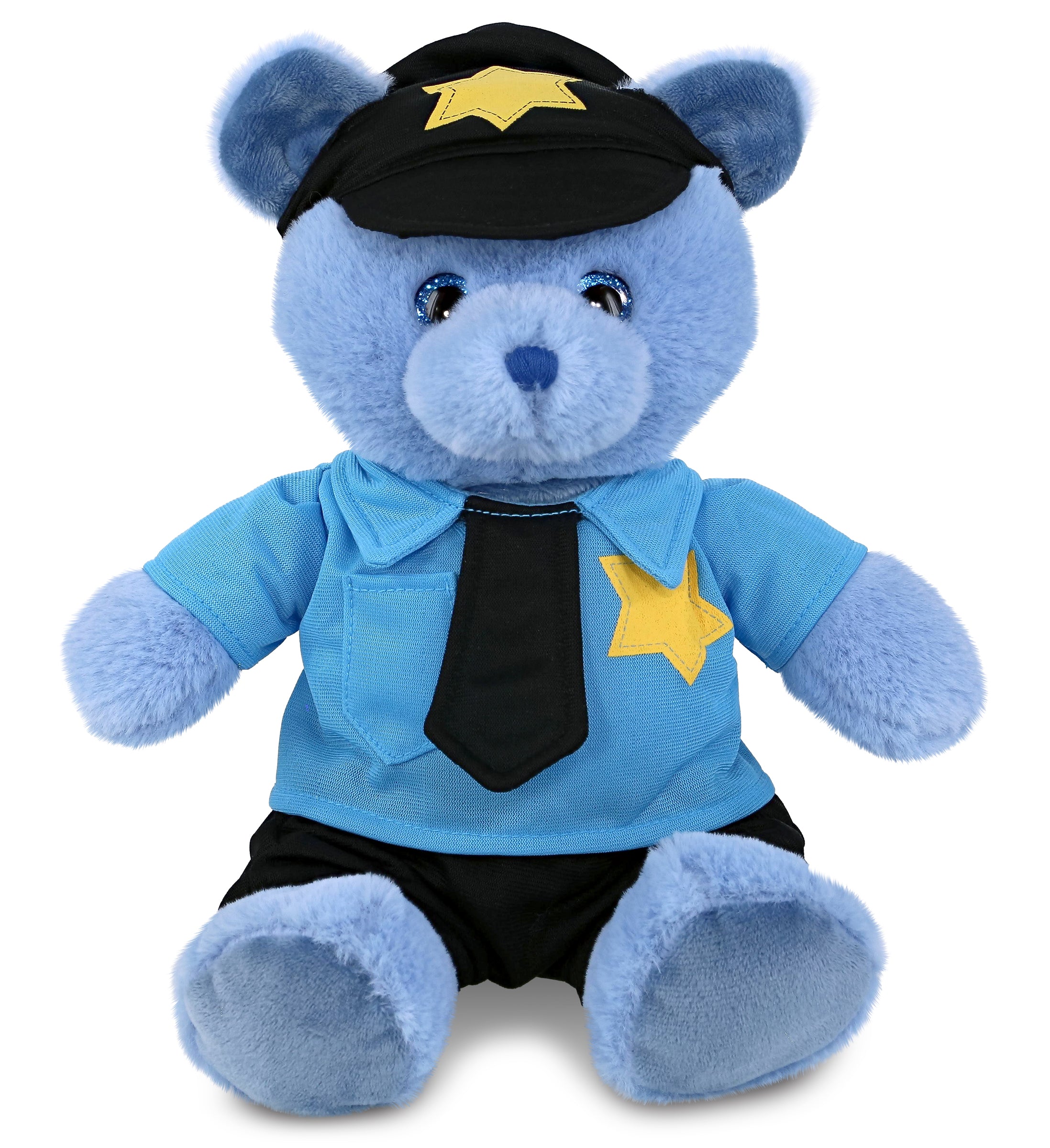PLUSH POLICE - SUPER-SOFT PLUSH - BABY BLUE BEAR 8"