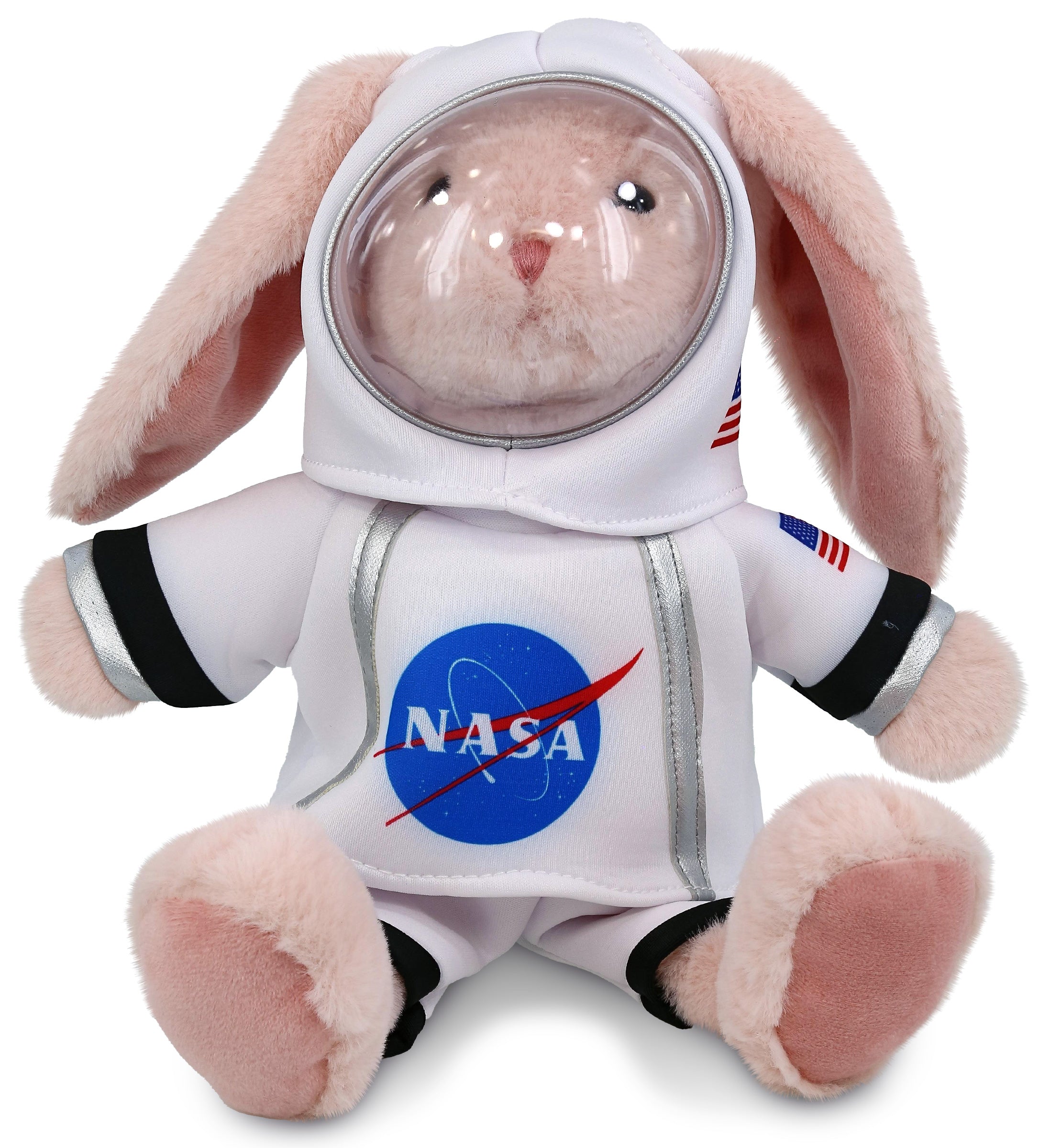 PLUSH ASTRONAUT - SUPER-SOFT PLUSH - BABY PINK RABBIT 8"