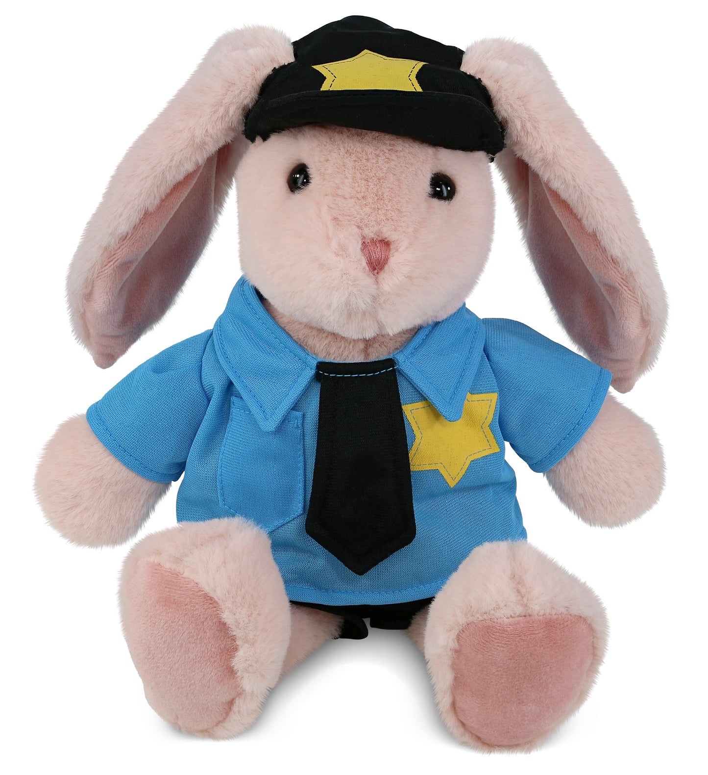 PLUSH POLICE - SUPER-SOFT PLUSH - BABY PINK RABBIT 8"
